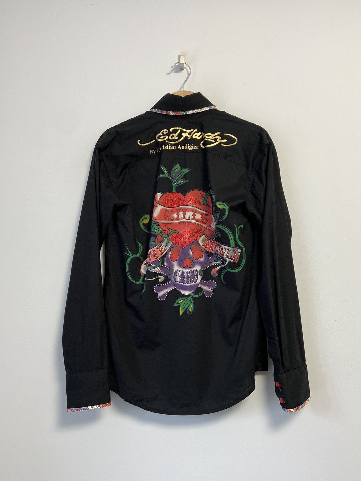 Ed Hardy Ed hardy Vintage Button Up Y2K style hype Size US M / EU 48-50 / 2 - 12 Thumbnail