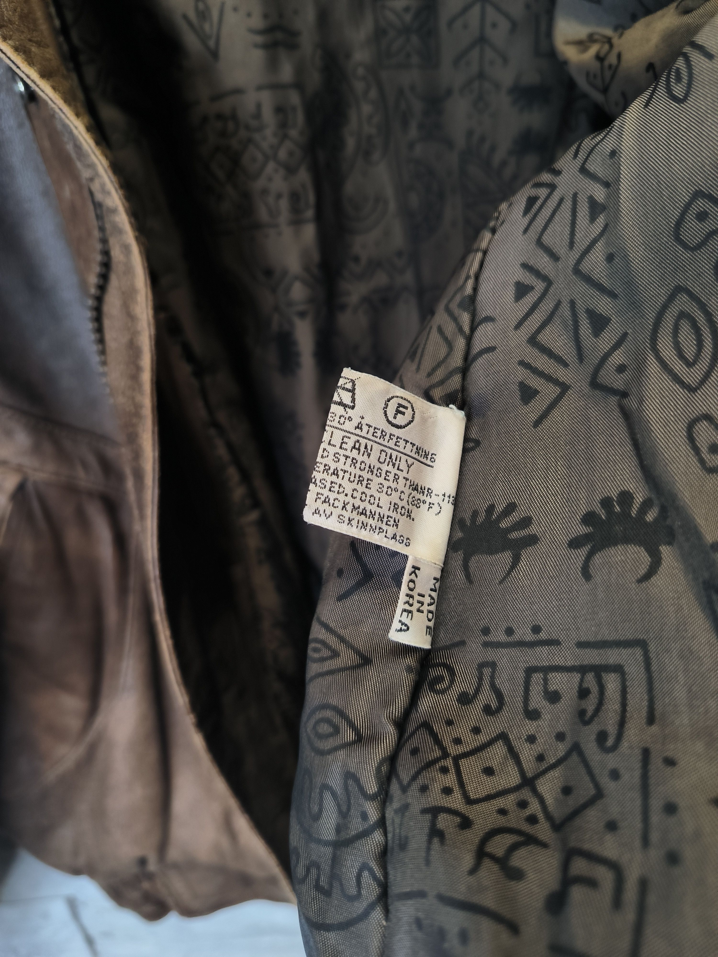 Other Vintage Leather Jacket Bomber Brown Korea Made Size US XL / EU 56 / 4 - 5 Thumbnail