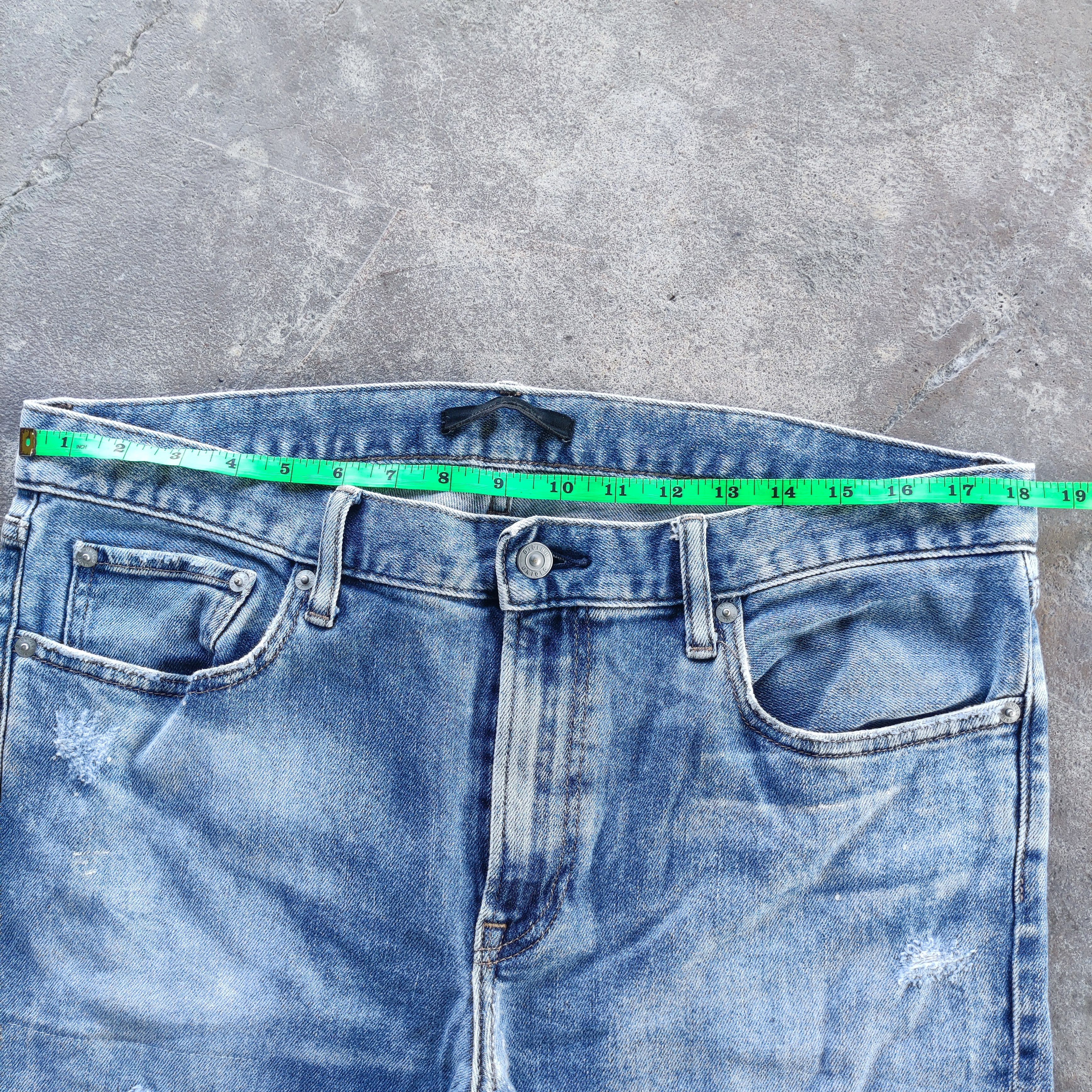 Japanese Brand Vintage Japanese Brand Slim Jeans Distressed Faded Pants Size US 38 / EU 54 - 7 Thumbnail
