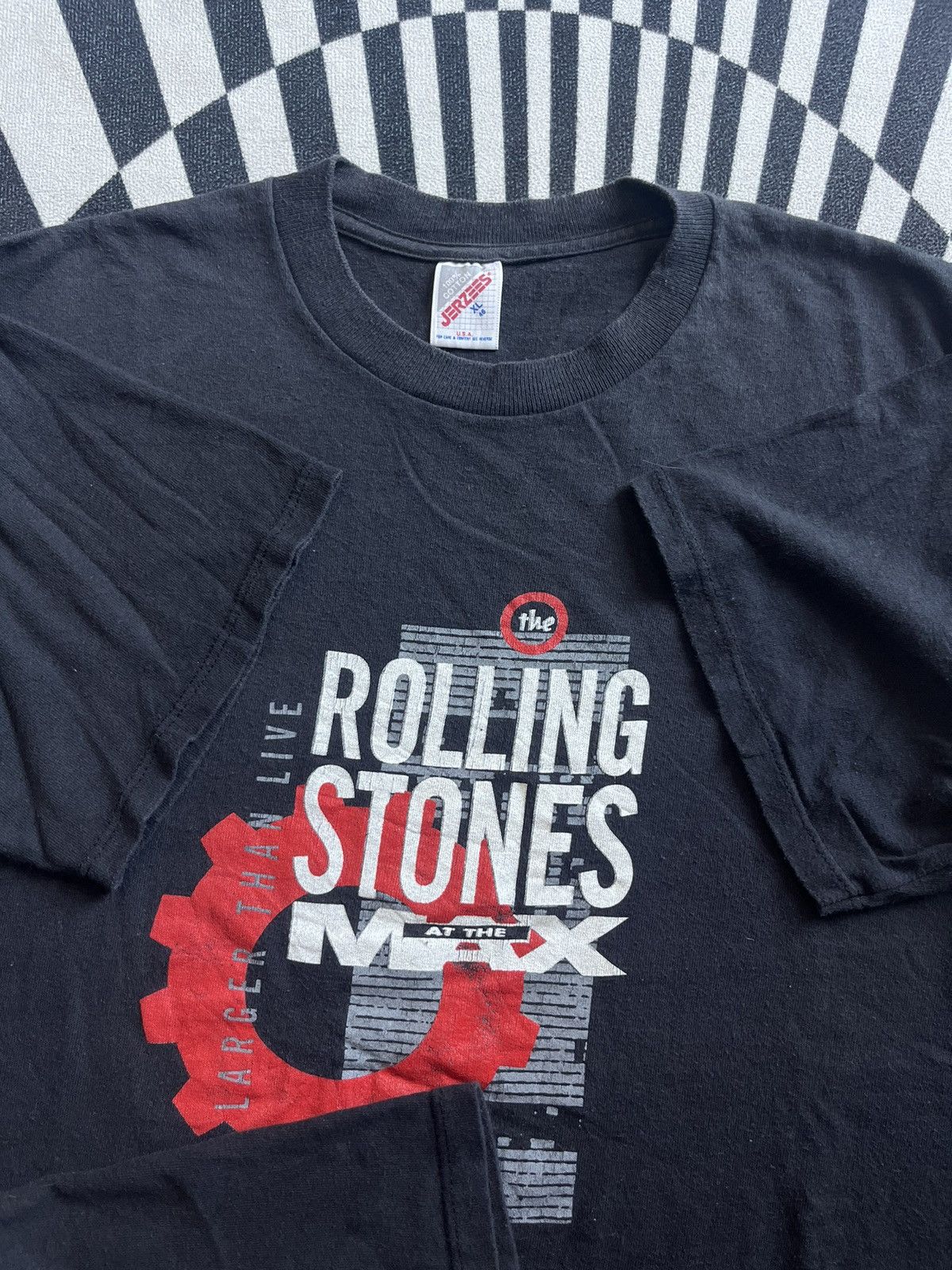 The Rolling Stones Vintage The ROLLING STONES At The MAX Larger Than Live 90’s Size US XL / EU 56 / 4 - 6 Thumbnail