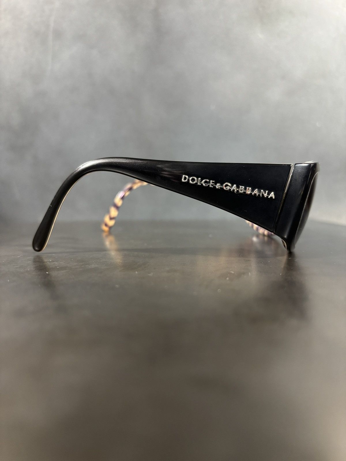 Dolce & Gabbana 2000s Vintage Dolce & Gabbana Sunglasses Cheetah Animal Y2K Size ONE SIZE - 12 Thumbnail