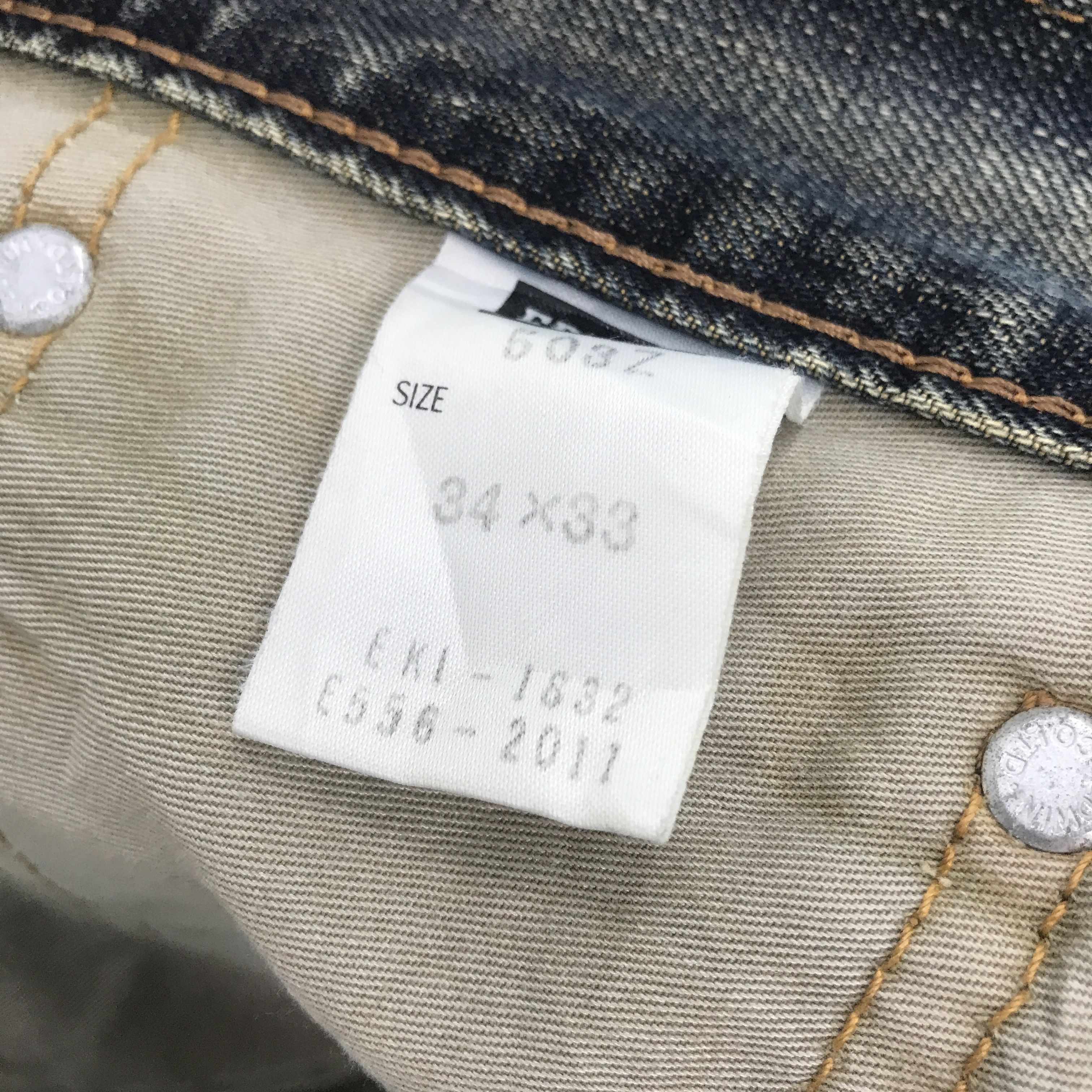 Edwin × Japanese Brand Rare Edwin 503 premium distressed Jeans Size US 34 / EU 50 - 9 Thumbnail