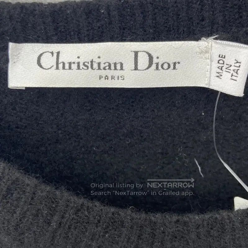Dior Dior Black Wool Long Sleeve Sweater . Size S / US 4 / IT 40 - 5 Thumbnail