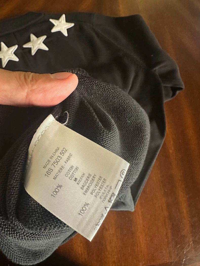 Givenchy Givenchy Men's Classic Five-Star Knitwear Size XS Size US XS / EU 42 / 0 - 5 Thumbnail