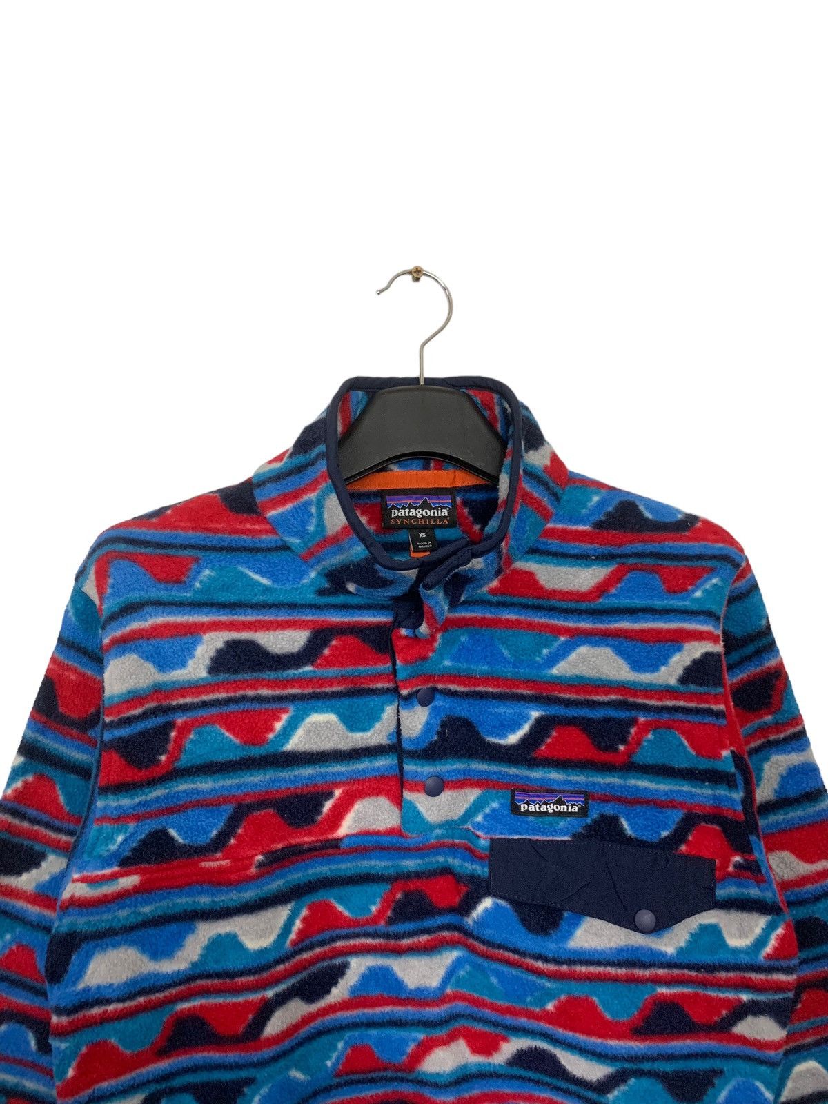 RARE PATAGONIA SYNCHILLA SMALL LOGO SINGLE POCKET FLEECE