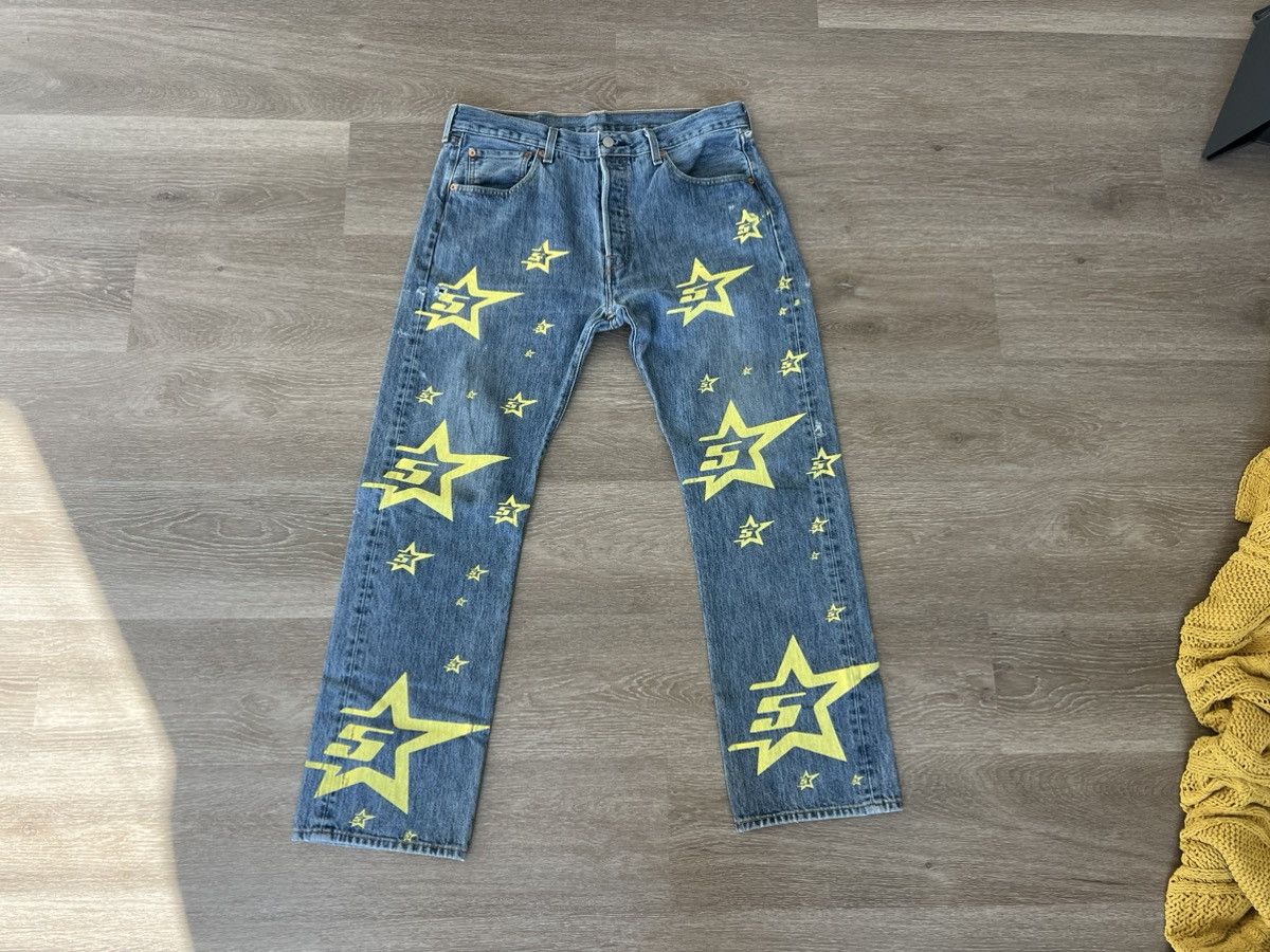 Levi's × Sp5der Sp5der 5Star Vintage 501 Size US 34 / EU 50 - 1 Thumbnail
