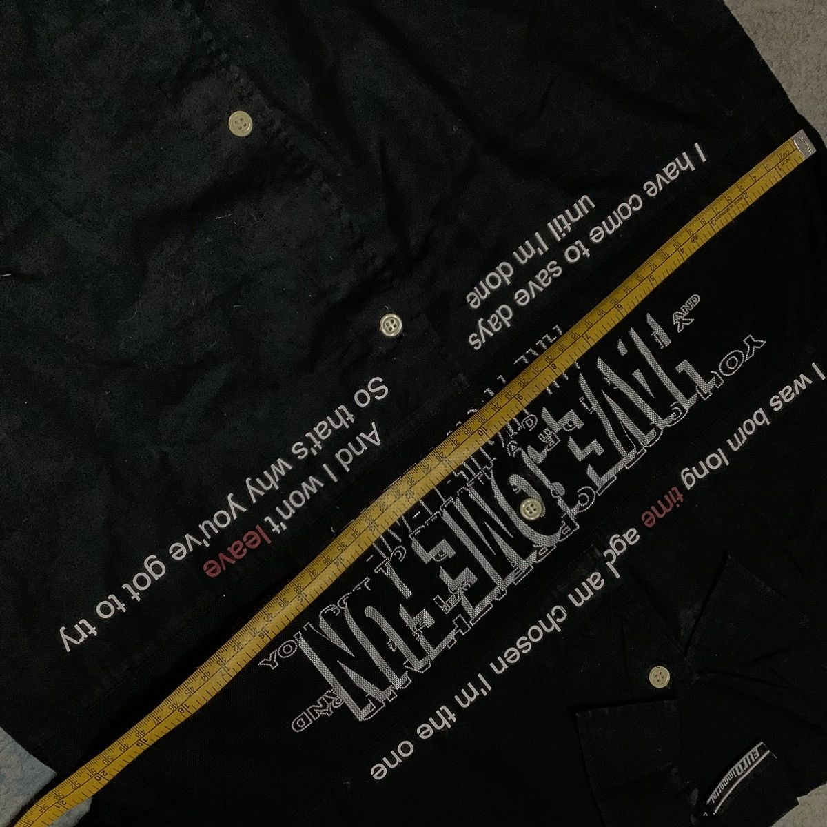 Hysteric Glamour × If Six Was Nine × Japanese Brand Y2k Euroimmortal ifsixwasnine poem shirt Size US L / EU 52-54 / 3 - 10 Thumbnail
