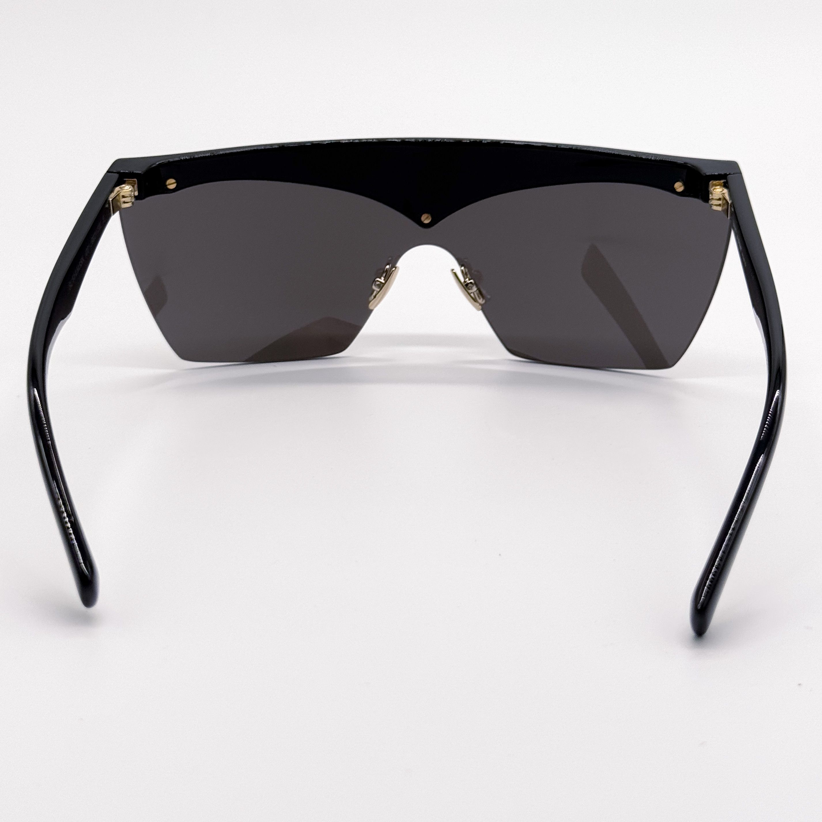 Saint Laurent Paris NEW SAINT LAURENT SL614 MASK 001 BLACK WOMEN SUNGLASSES Size ONE SIZE - 8 Thumbnail