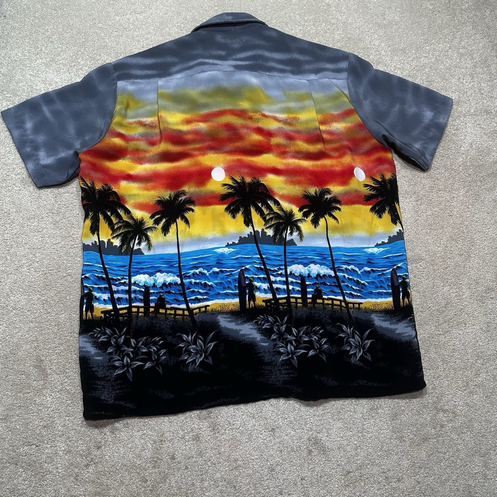 Vintage VINTAGE Kennington California Shirt Mens Large Sunset Surf Palm Trees Shirt Size US L / EU 52-54 / 3 - 2 Thumbnail