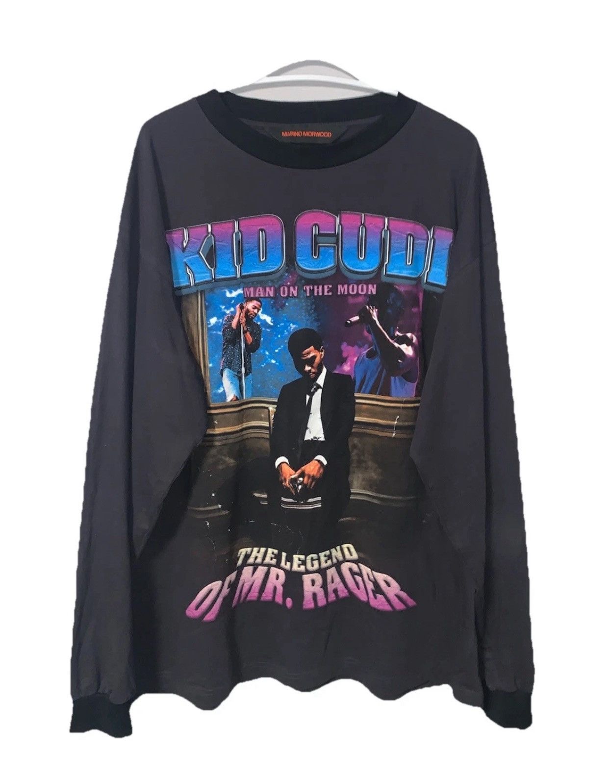 Kid Cudi × Marino Morwood Marino Morwood Kid Cudi Long Sleeve Man On The Moon Graphic Size US XXL / EU 58 / 5 - 1 Thumbnail
