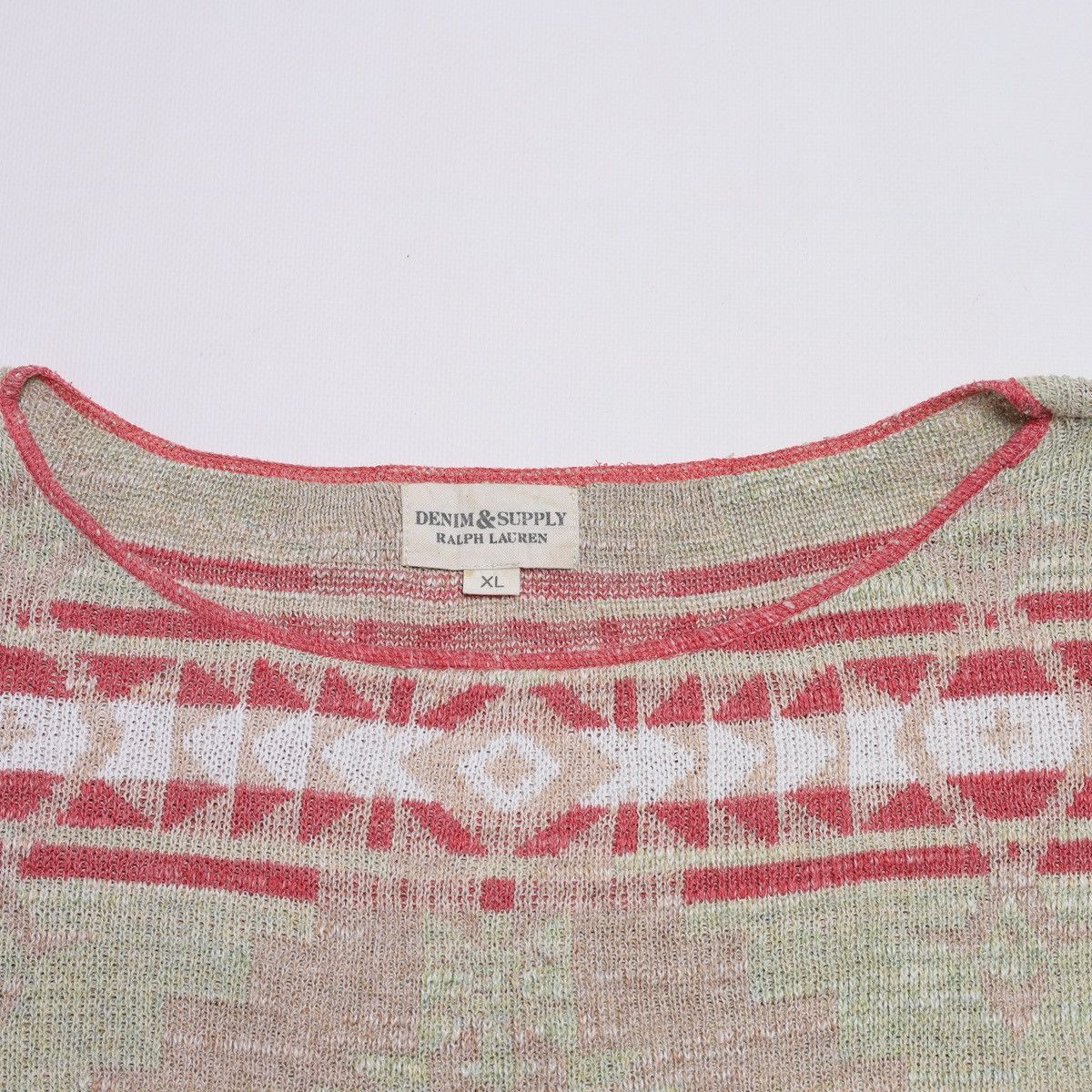 Denim & Supply Ralph Lauren Denim Supply Ralph Lauren Wide Sweater Aztec Oversize Size XL / US 12-14 / IT 48-50 - 5 Thumbnail