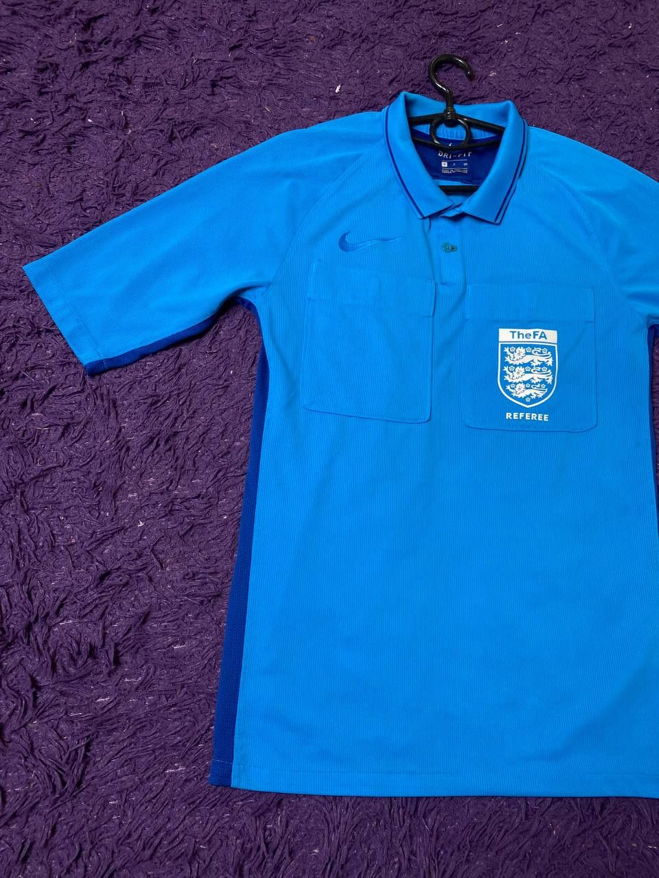 Nike 00’s NIKE ENGLAND SWOOSH LOGO RETRO RUGBY POLO TEE RARE Size US S / EU 44-46 / 1 - 7 Thumbnail