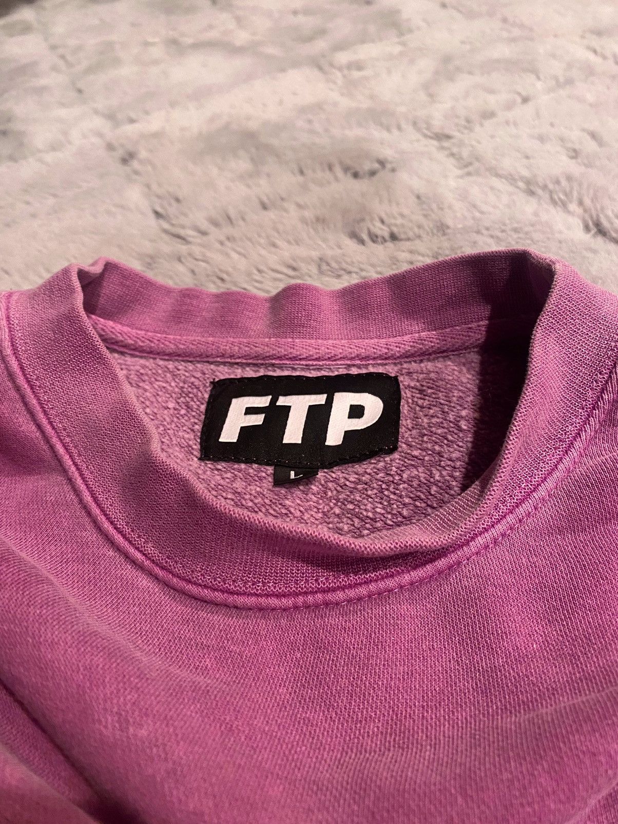 Fuck The Population FTP Stacy Pink Repeat Logo Sweatshirt Size US L / EU 52-54 / 3 - 3 Thumbnail