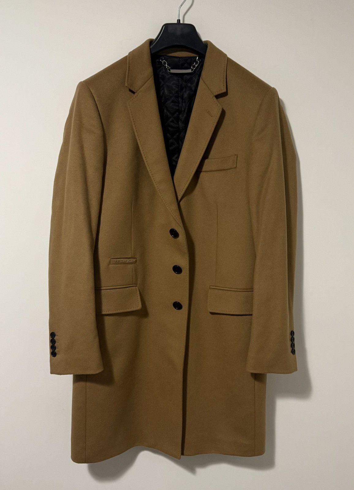 Philipp Plein Philipp Plein camel wool coat Size US XL / EU 56 / 4 - 1 Thumbnail