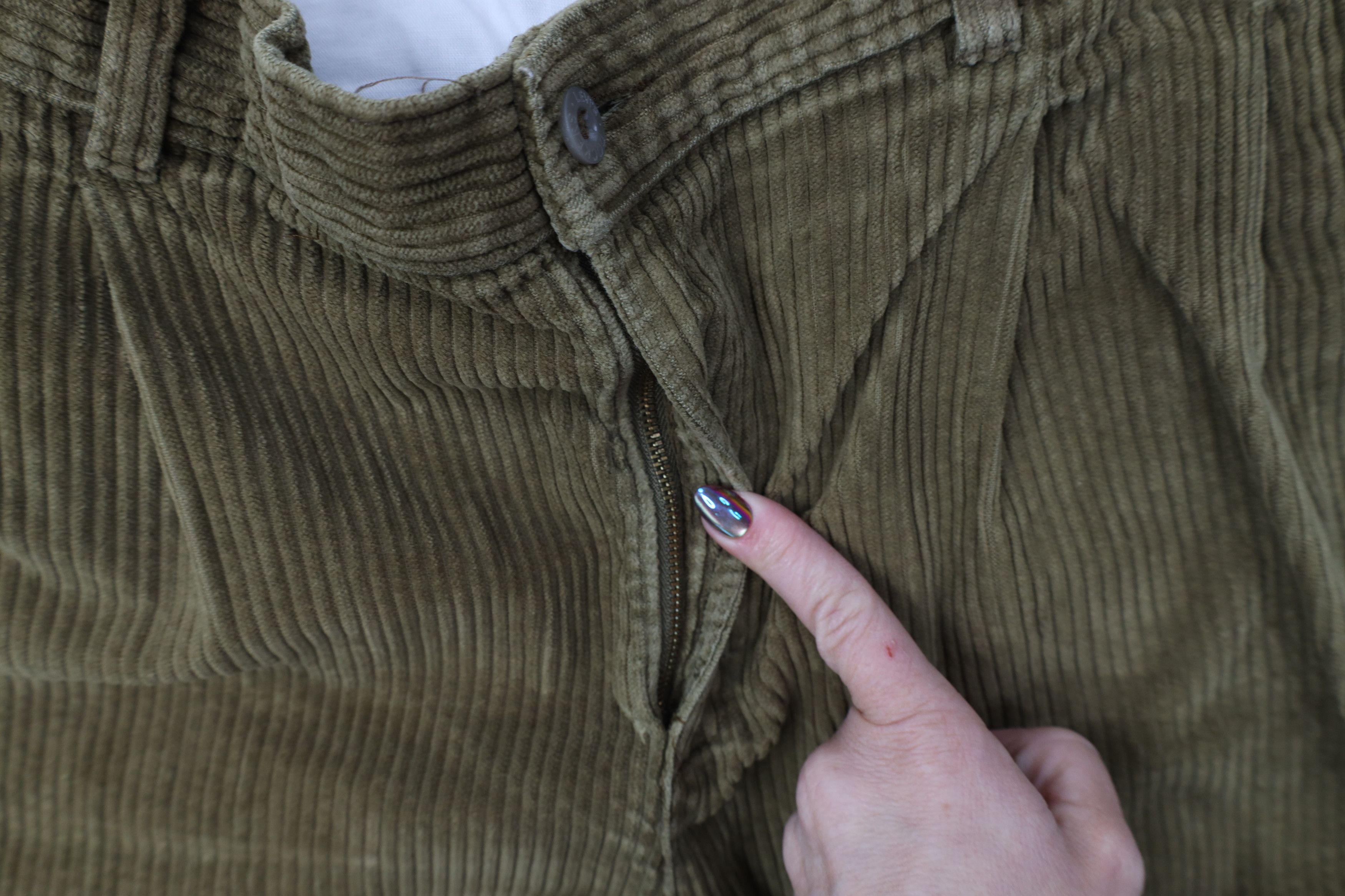 Vintage Vintage 90s Streetwear Corduroy Straight Leg Chino Pants Size US 32 / EU 48 - 6 Thumbnail