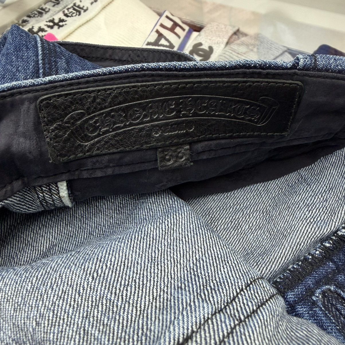 Chrome Hearts Chrome Hearts Double Knee Carpenter Denim Shorts Indigo Size US 33 - 12 Thumbnail