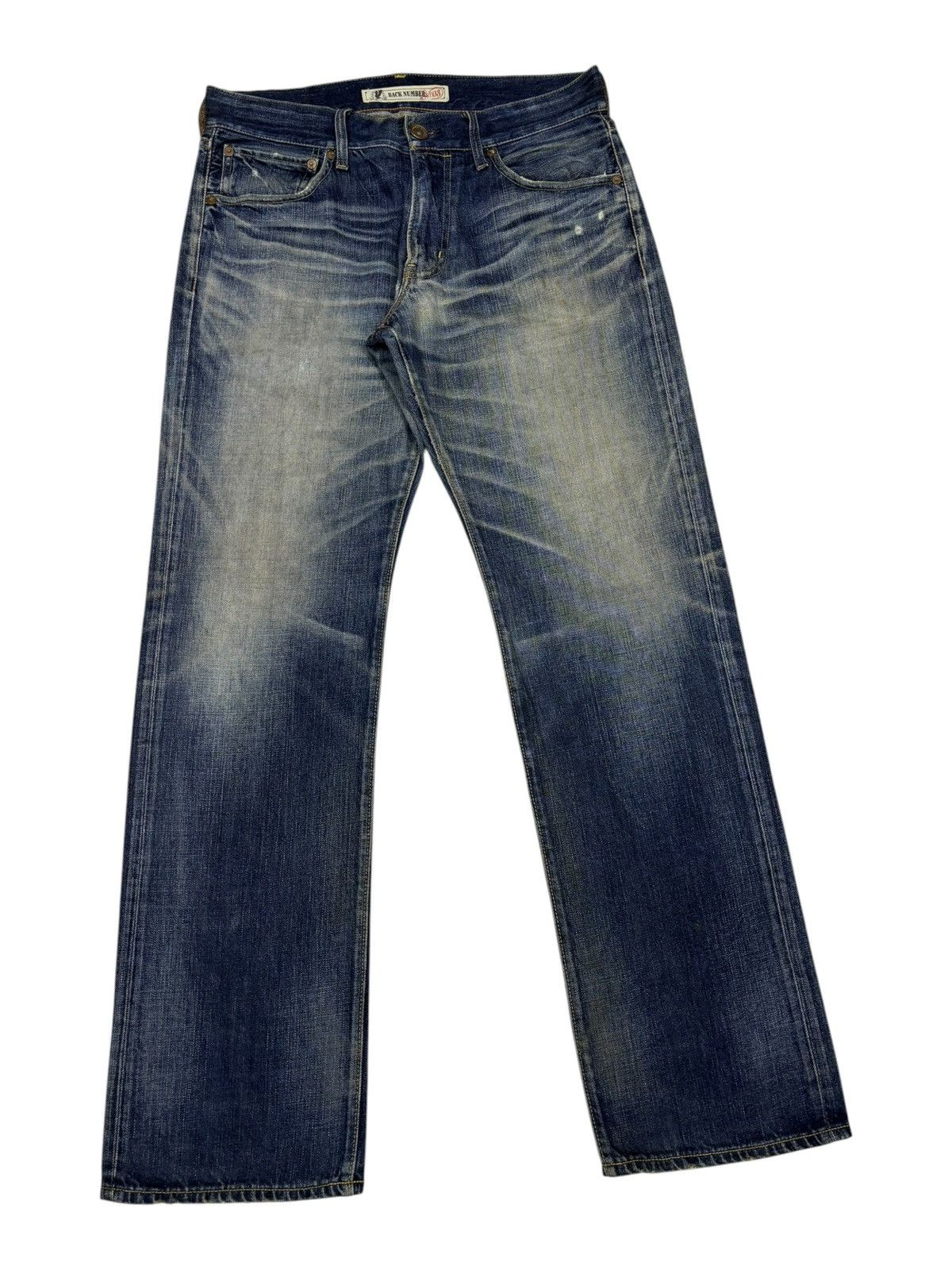 Hysteric Glamour Vintage Japan Denim Jeans Back Number Distressed Kurt Cobain Size US 32 / EU 48 - 3 Thumbnail