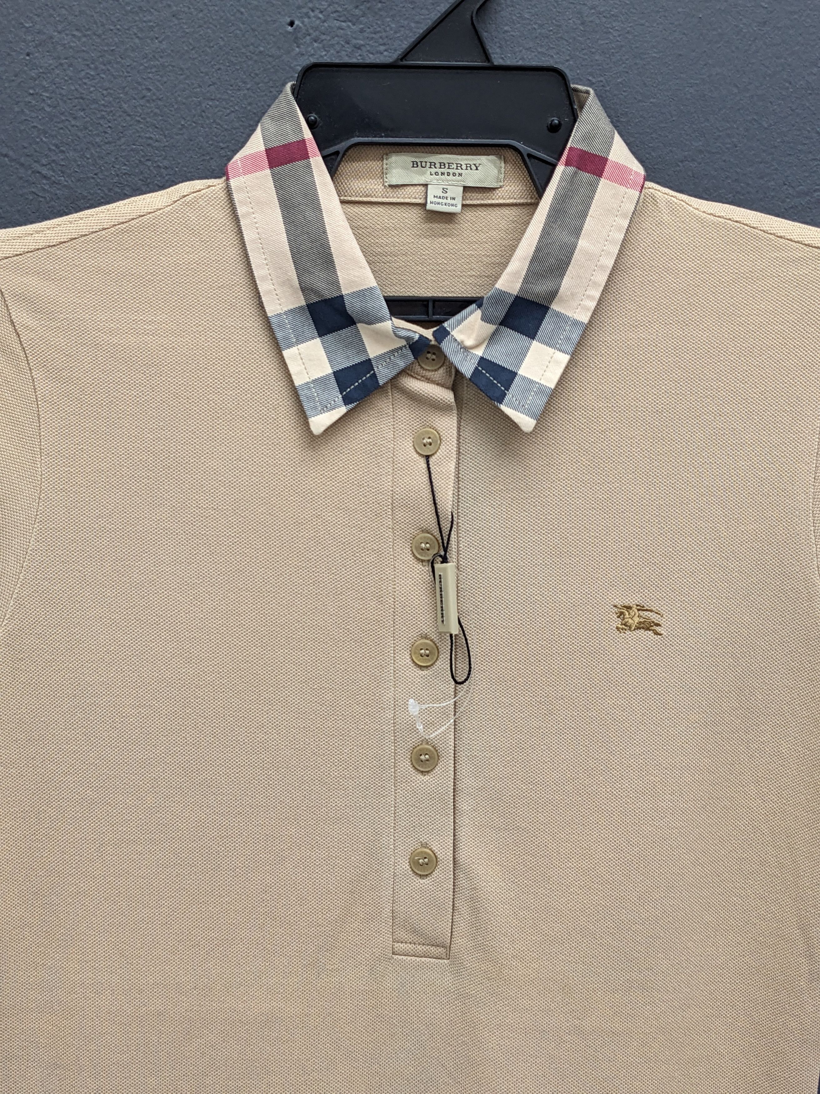Burberry BURBERRY LONDON LONG SLEEVE POLO SHIRT Size S / US 4 / IT 40 - 3 Thumbnail