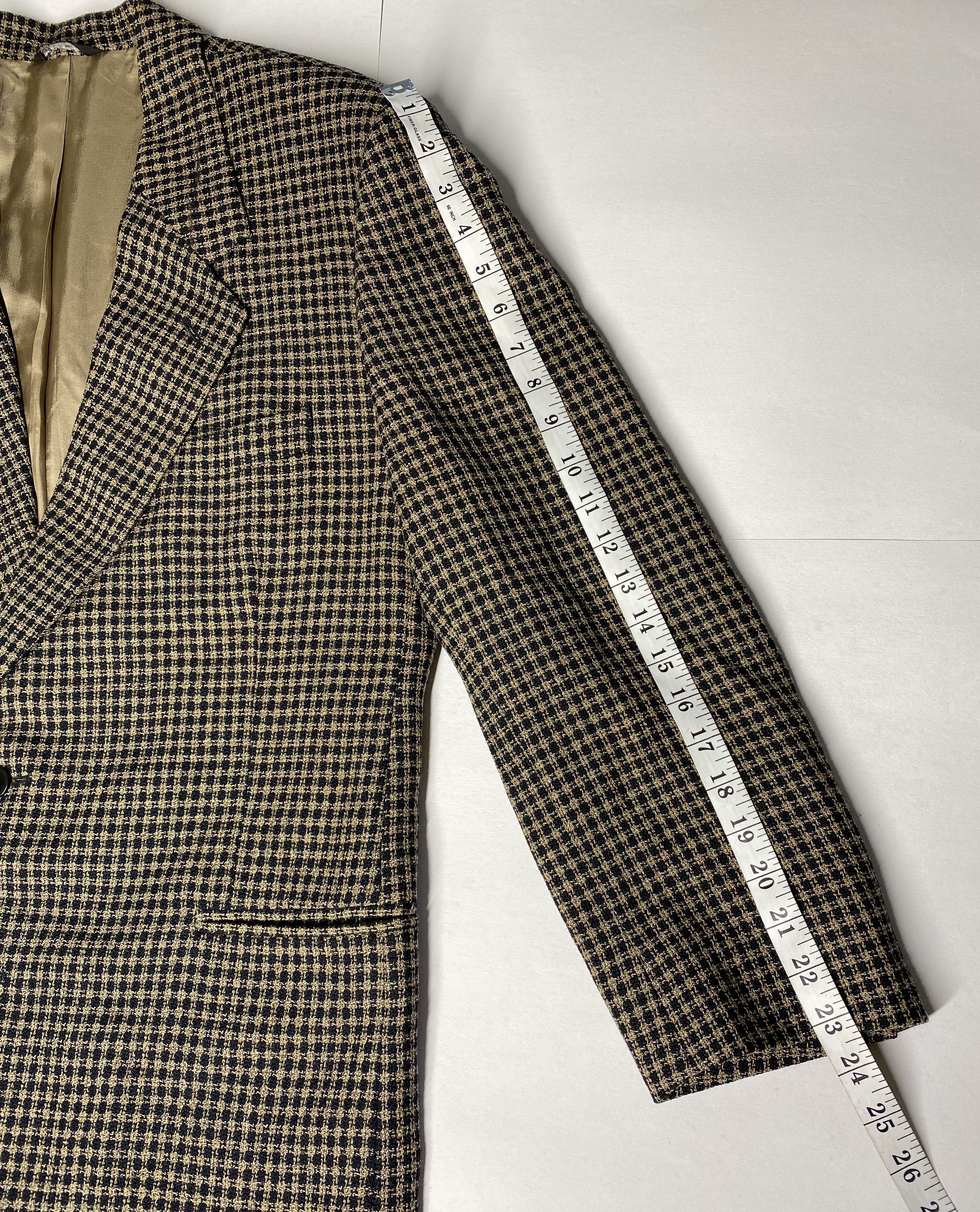 Vintage Vintage Checkered Jacket Chest 43" Sport Coat Plaid Jacket Size US L / EU 52-54 / 3 - 6 Thumbnail