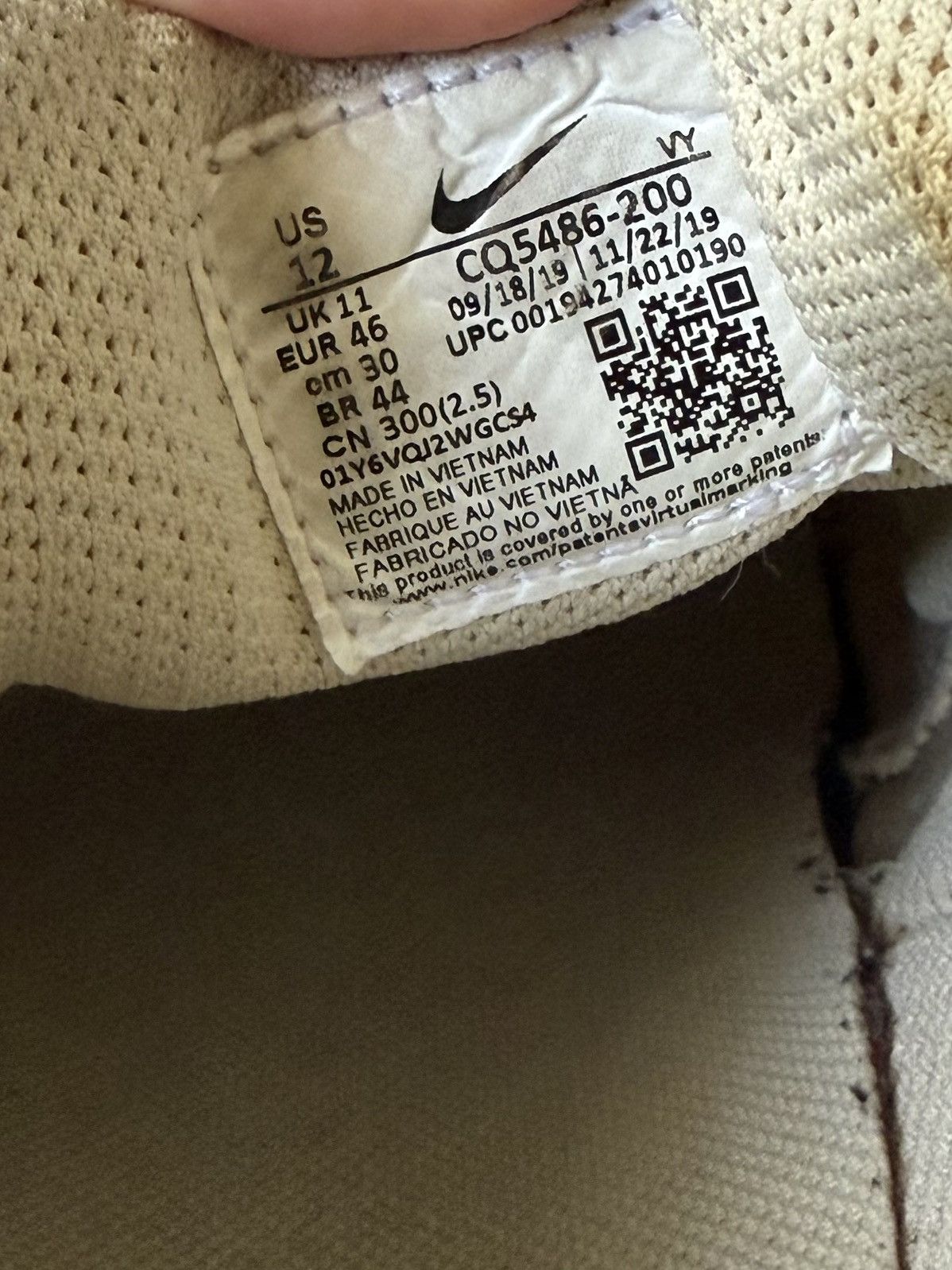Nike × Stussy Stussy X Nike Air Zoom Spiridon Caged 2 Fossil Size US 12 / EU 45 - 11 Thumbnail