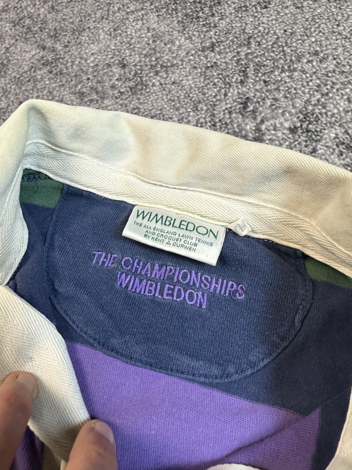 Vintage Vintage Wimbledon Rugby’s Polo Rare Streetwear Tennis M Size US M / EU 48-50 / 2 - 3 Thumbnail