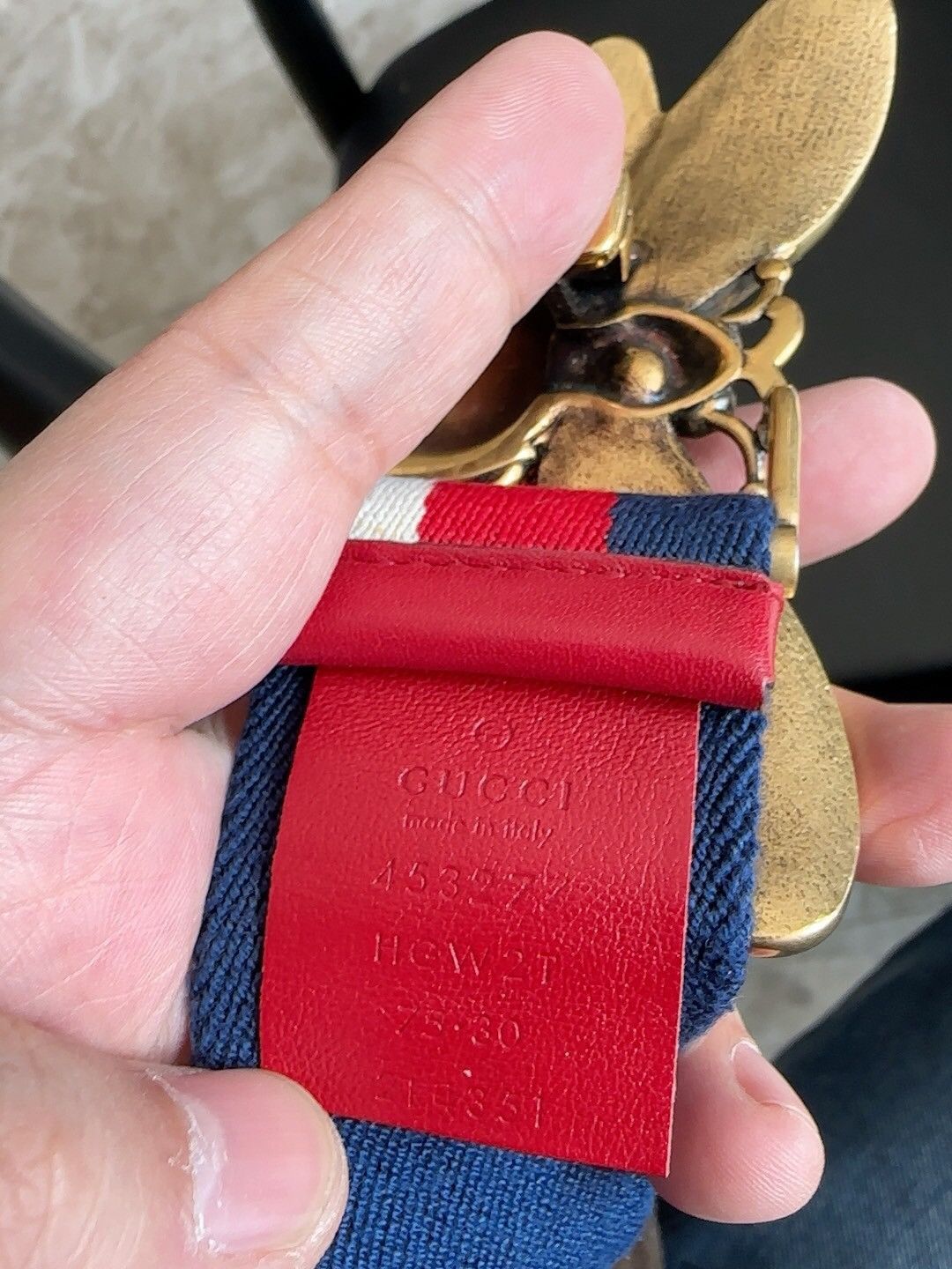 Gucci Gucci runway bee belt Size ONE SIZE - 4 Thumbnail