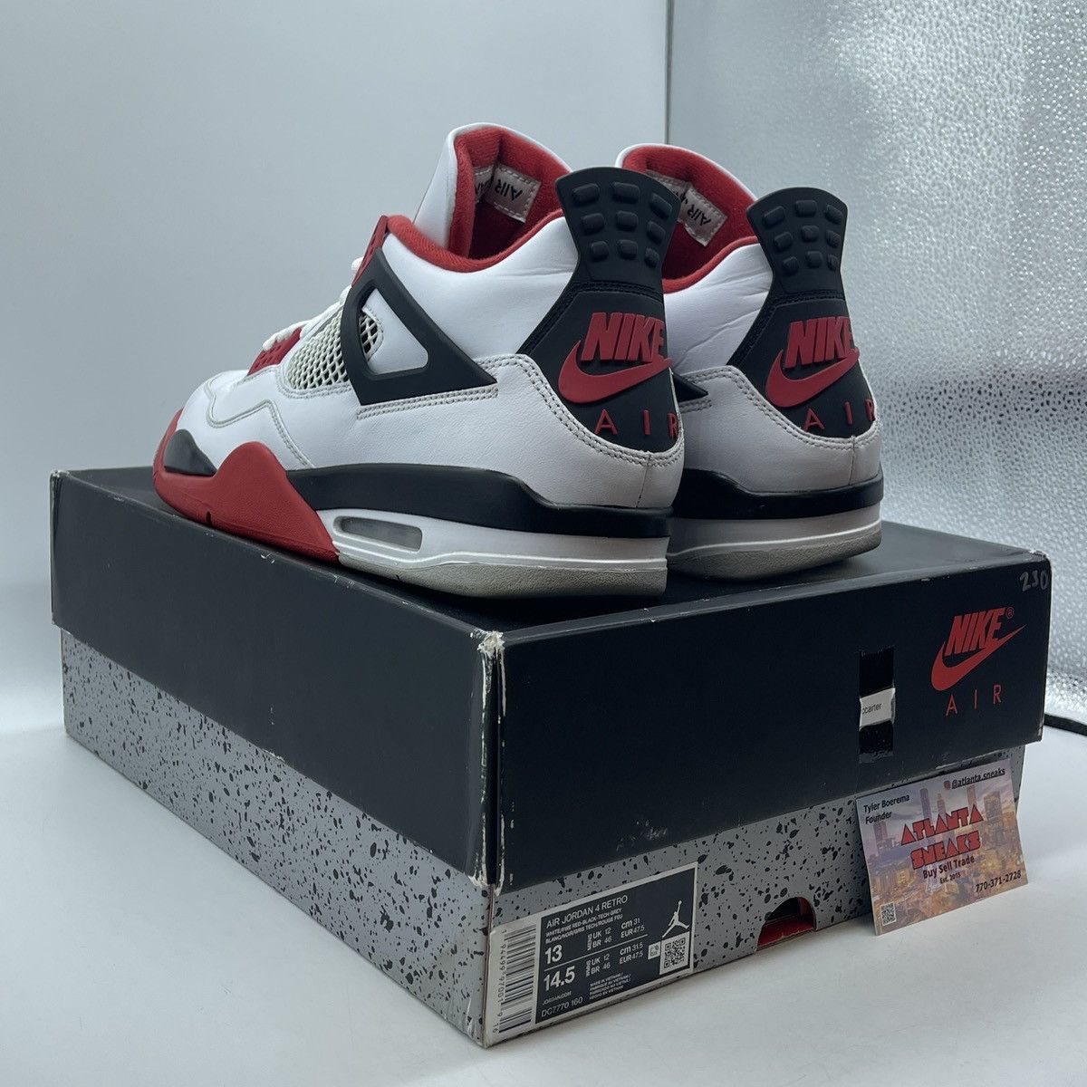 Jordan Brand Air Jordan 4 fire red Size US 13 / EU 46 - 4 Thumbnail