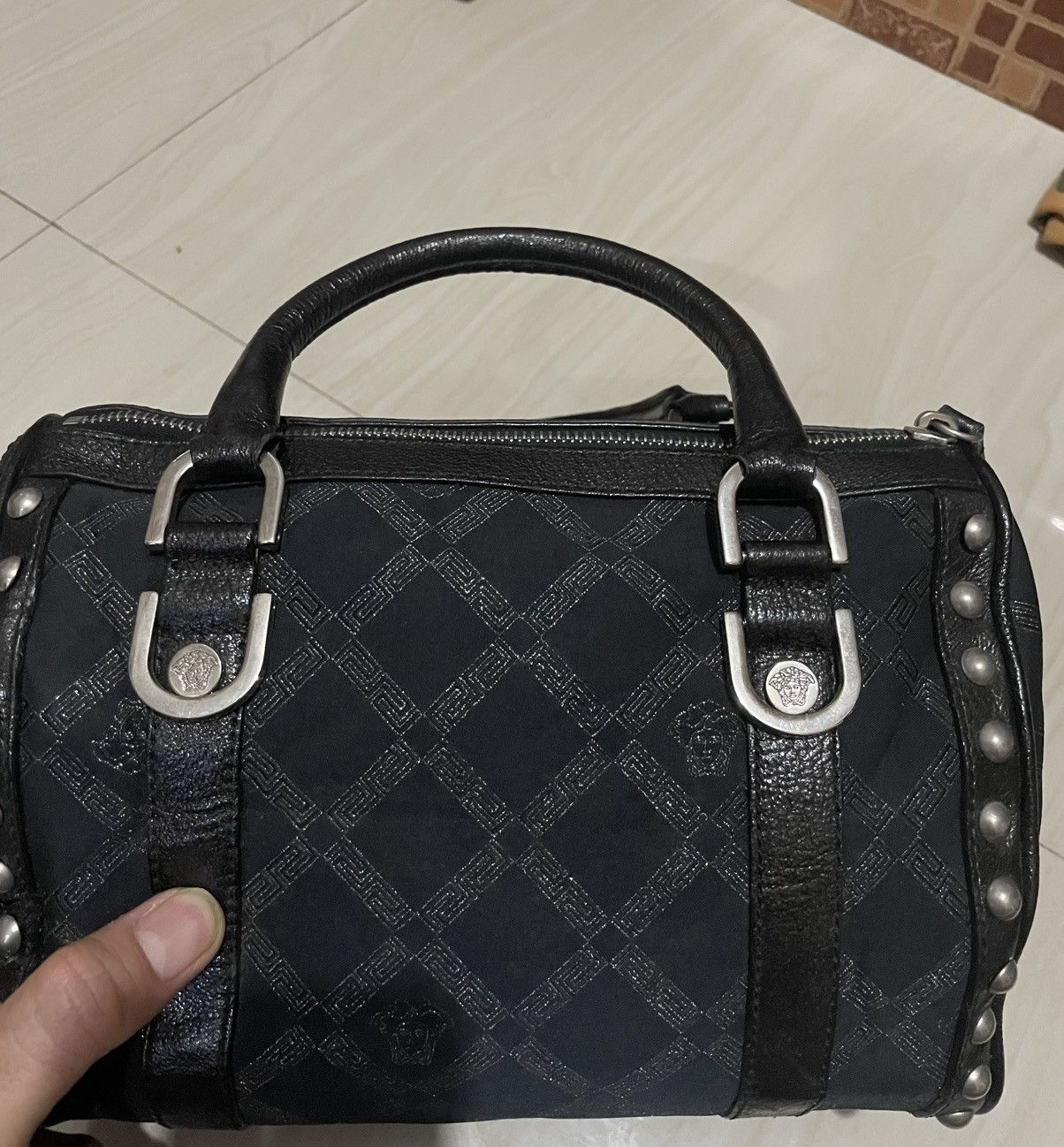 Versace VERSACE black in leather handbag Size ONE SIZE - 13 Thumbnail