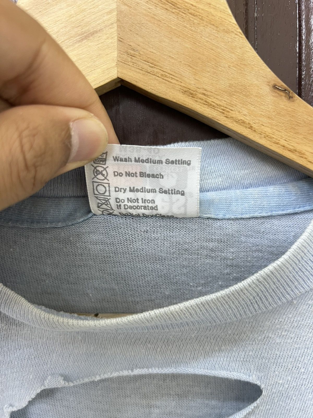 Hanes Vintage Thrashed 80s Hanes Tag Marine Sport Club Challengers Size US M / EU 48-50 / 2 - 9 Thumbnail