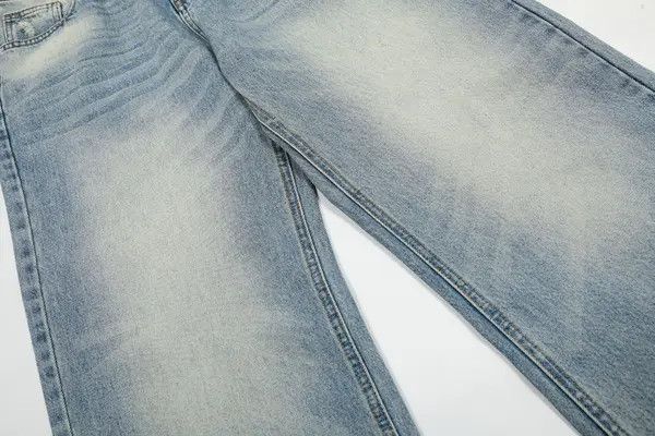 VIBE American retro washed cleanfit light-colored jeans Size US 32 / EU 48 - 6 Thumbnail