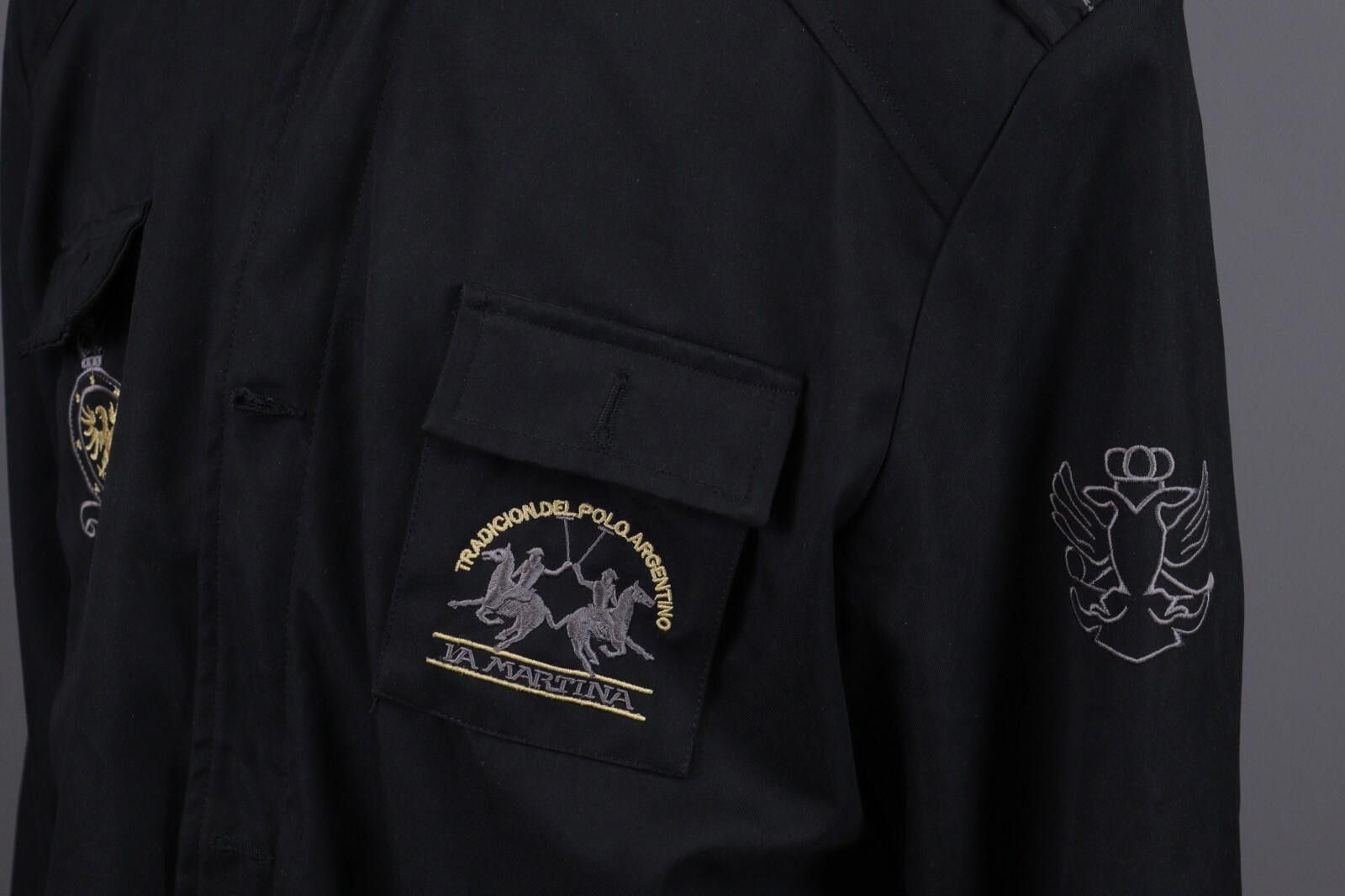 La Martina Vintage La Martina Camping de Polo Black Cargo Jacket Sz XXL Size XXL / US 16-18 / IT 52-54 - 11 Thumbnail
