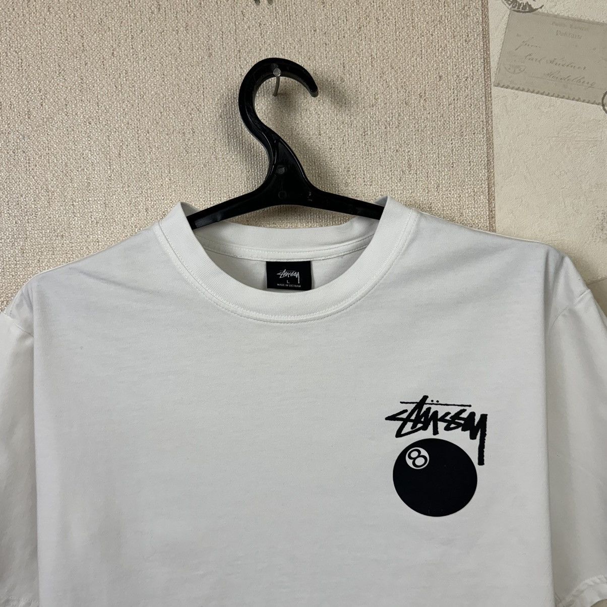 Stussy Stussy T shirt Billards Men L White Streetwear Y2K Rap Size US L / EU 52-54 / 3 - 10 Thumbnail