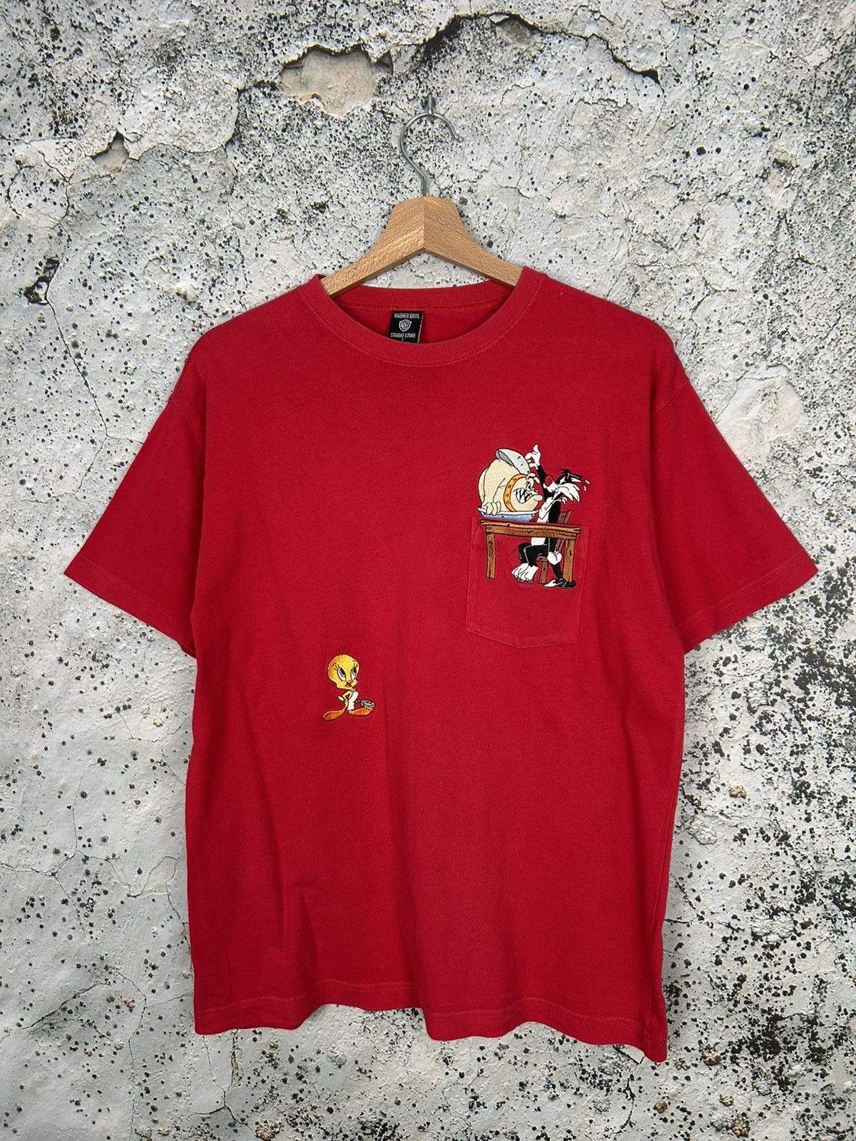 Warner Bros Vintage Warner Bros Studio Store 90s Rare Graphic Tee Size US S / EU 44-46 / 1 - 1 Thumbnail