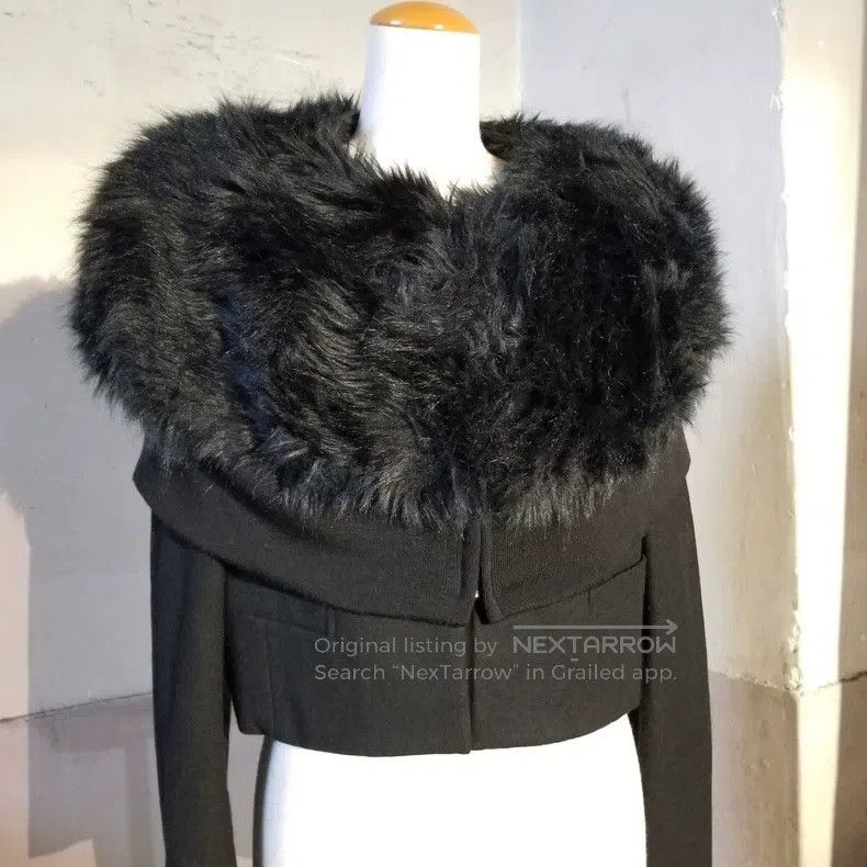 Comme des Garcons Comme des Garcons Black Furry Design Top Size S / US 4 / IT 40 - 3 Thumbnail