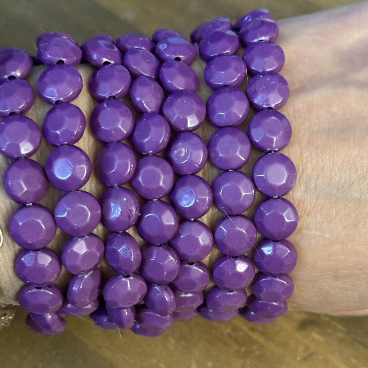 Other Multi strand stacked purple bead bracelet Size ONE SIZE - 2 Thumbnail