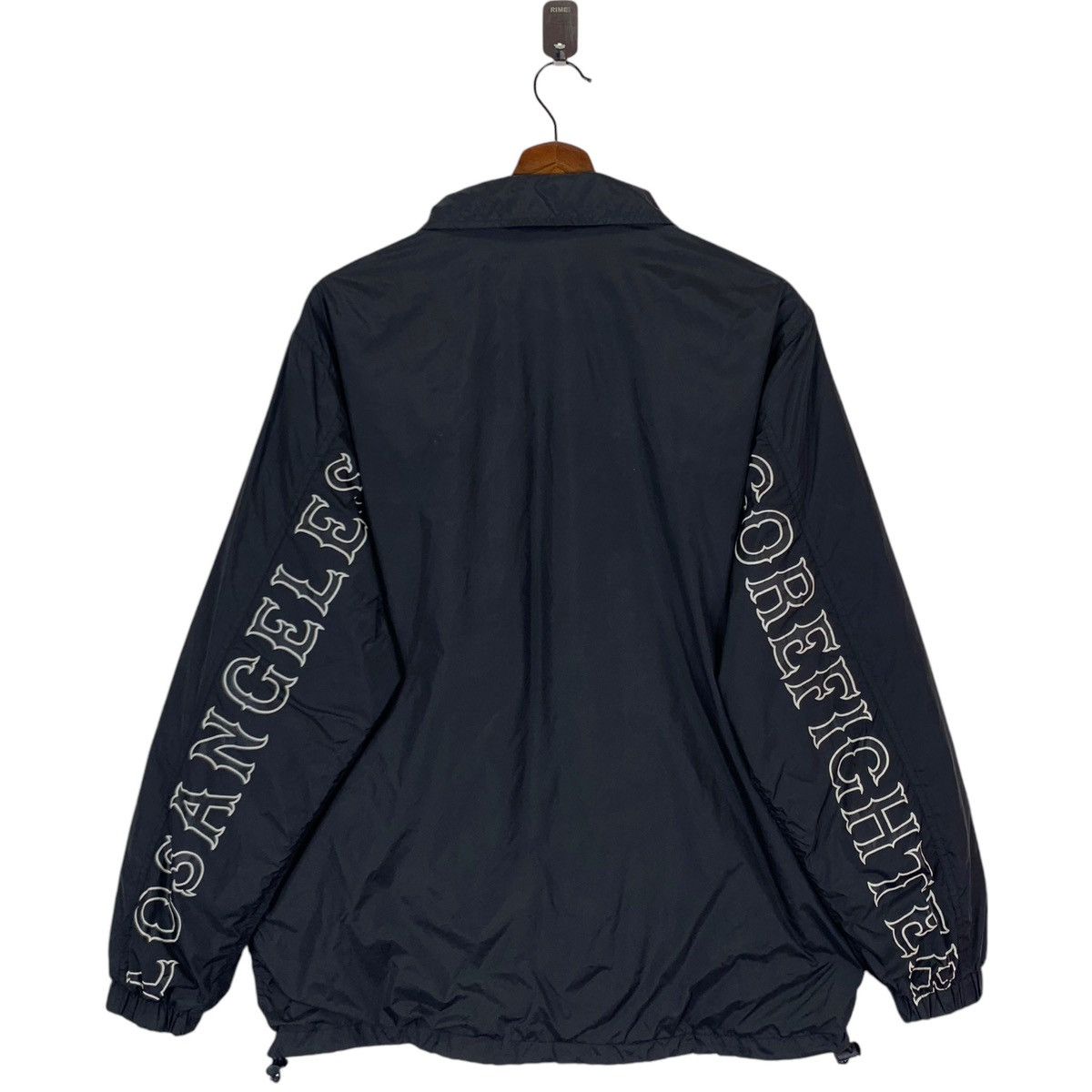 Vintage Vintage 90s Los Angeles Core Fighter Black Coach Jacket Size US M / EU 48-50 / 2 - 8 Thumbnail