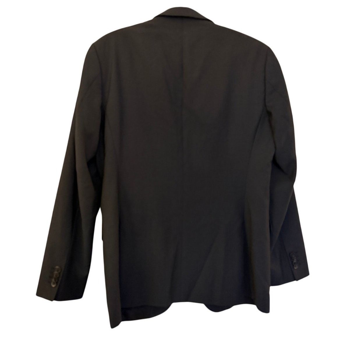 Hugo Boss Boss Super 100 Navy Blue Wool Blazer Size 38R - 2 Thumbnail