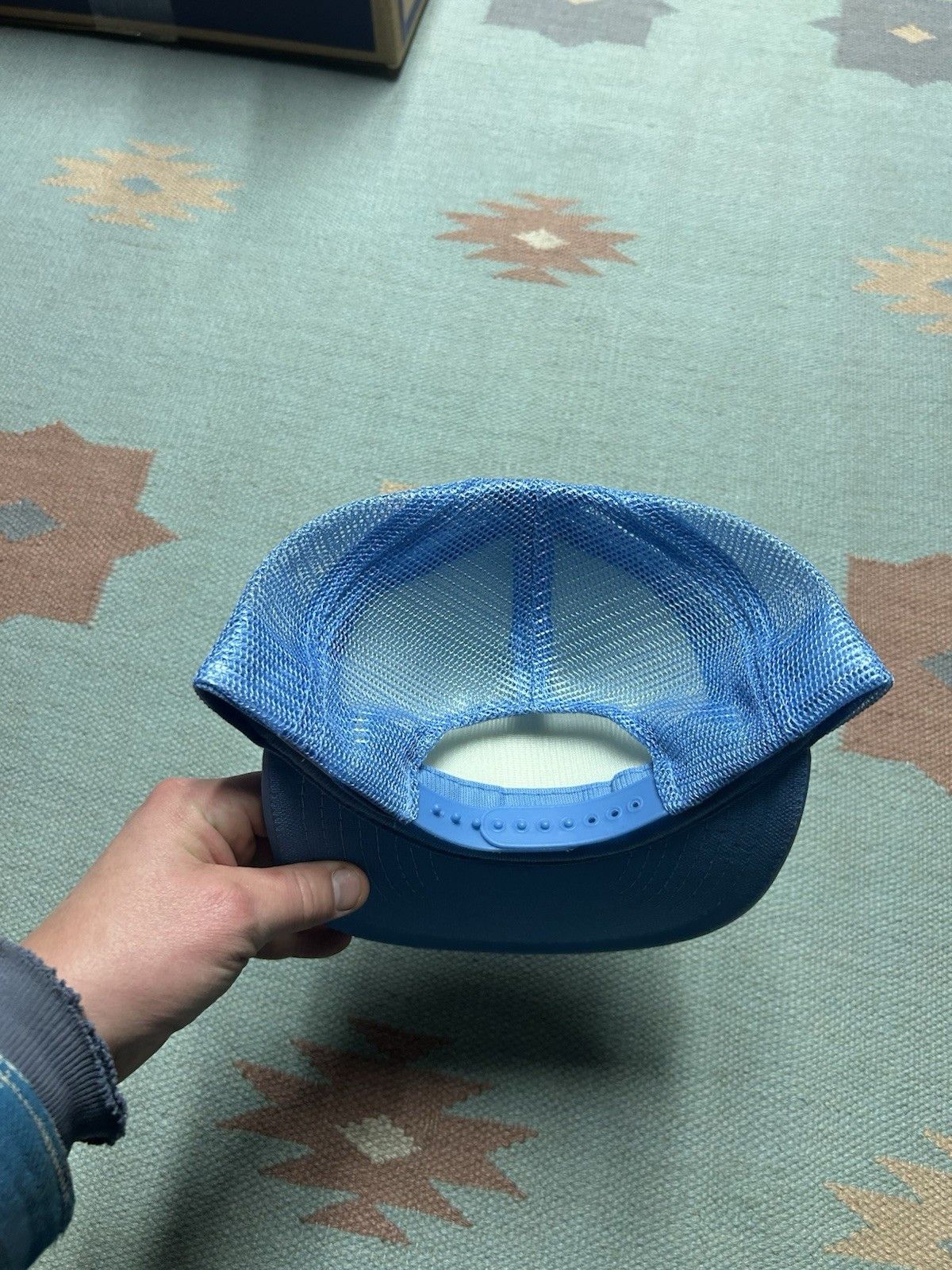Vintage Vintage trucker hat JD Cramer Electronics fuel blue snap Size ONE SIZE - 4 Thumbnail