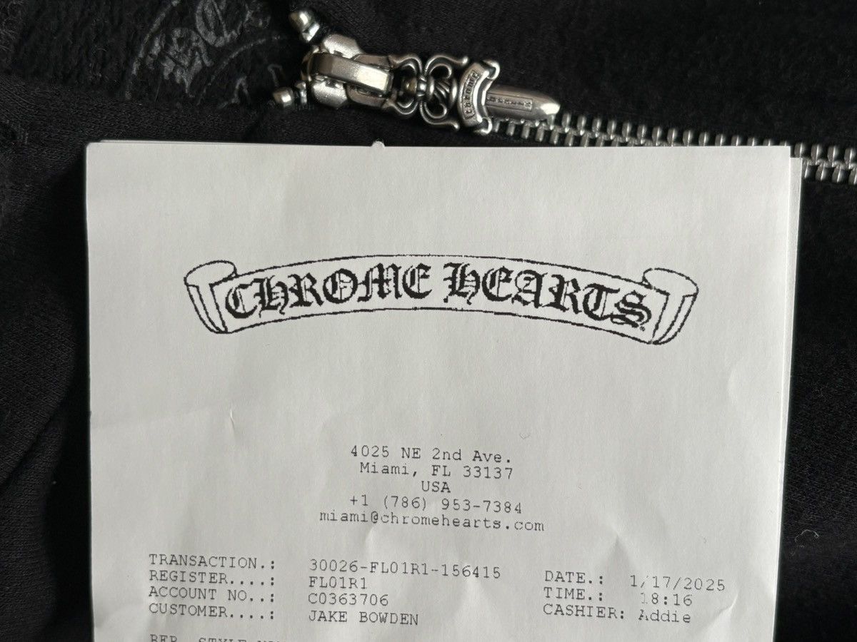 Chrome Hearts Chrome Hearts Miami Exclusive Zip Up Hoodie Size US M / EU 48-50 / 2 - 9 Thumbnail