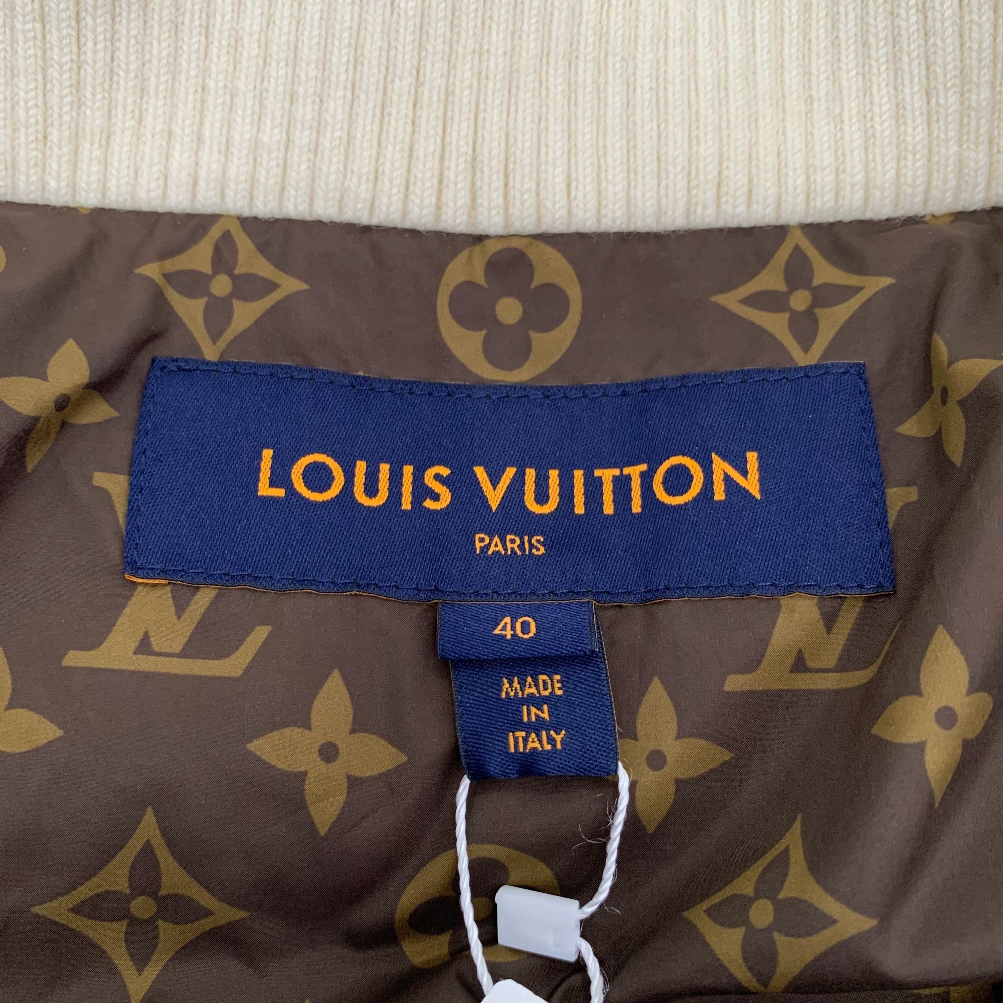 Louis Vuitton CW0017 Louis Vuitton Womens Ivory Puffer Jacket Size M / US 6-8 / IT 42-44 - 6 Thumbnail