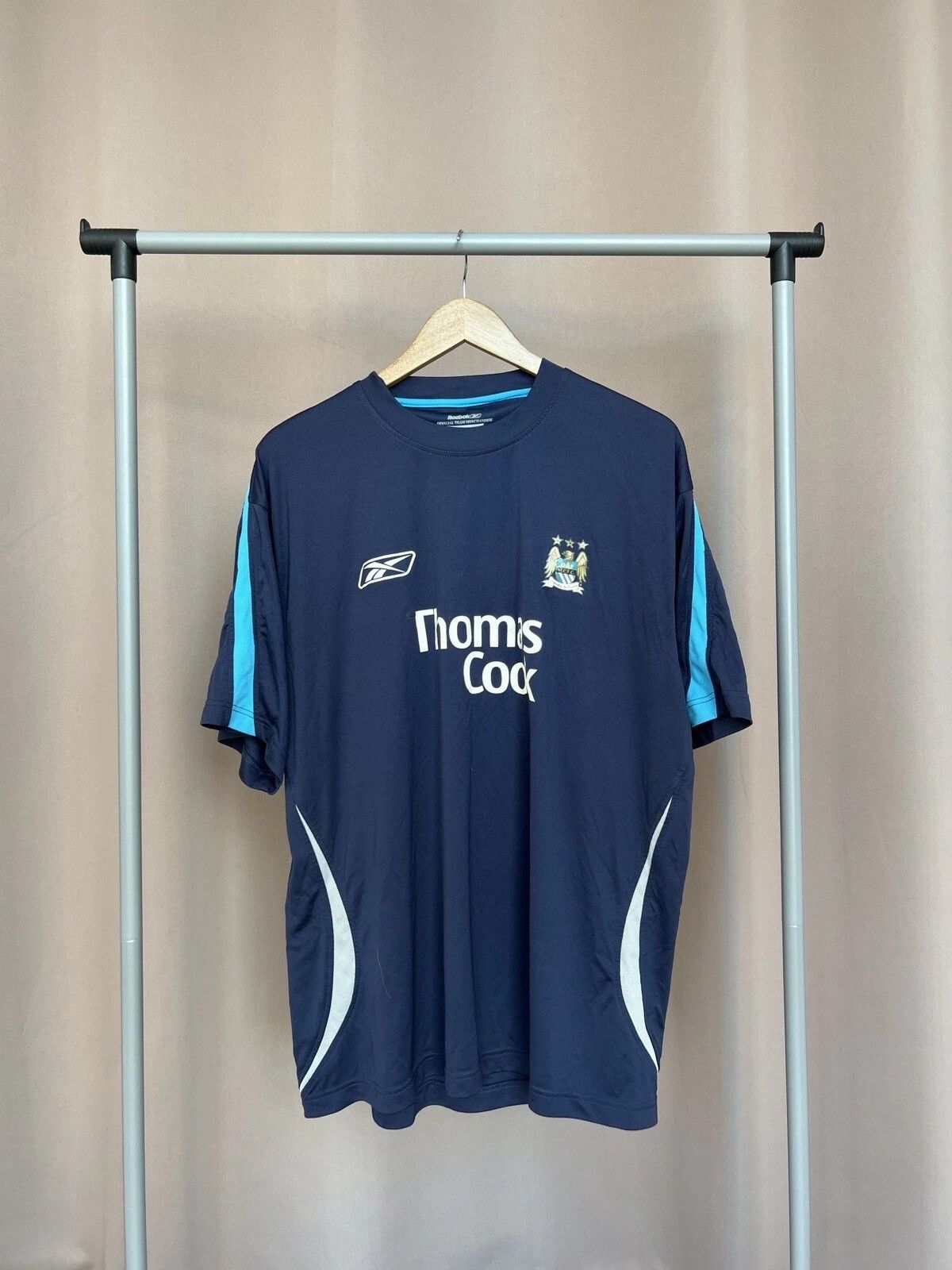 Reebok FC Manchester City 2005/2006 Training Football Shirt XXL/XL Size US XXL / EU 58 / 5 - 1 Thumbnail