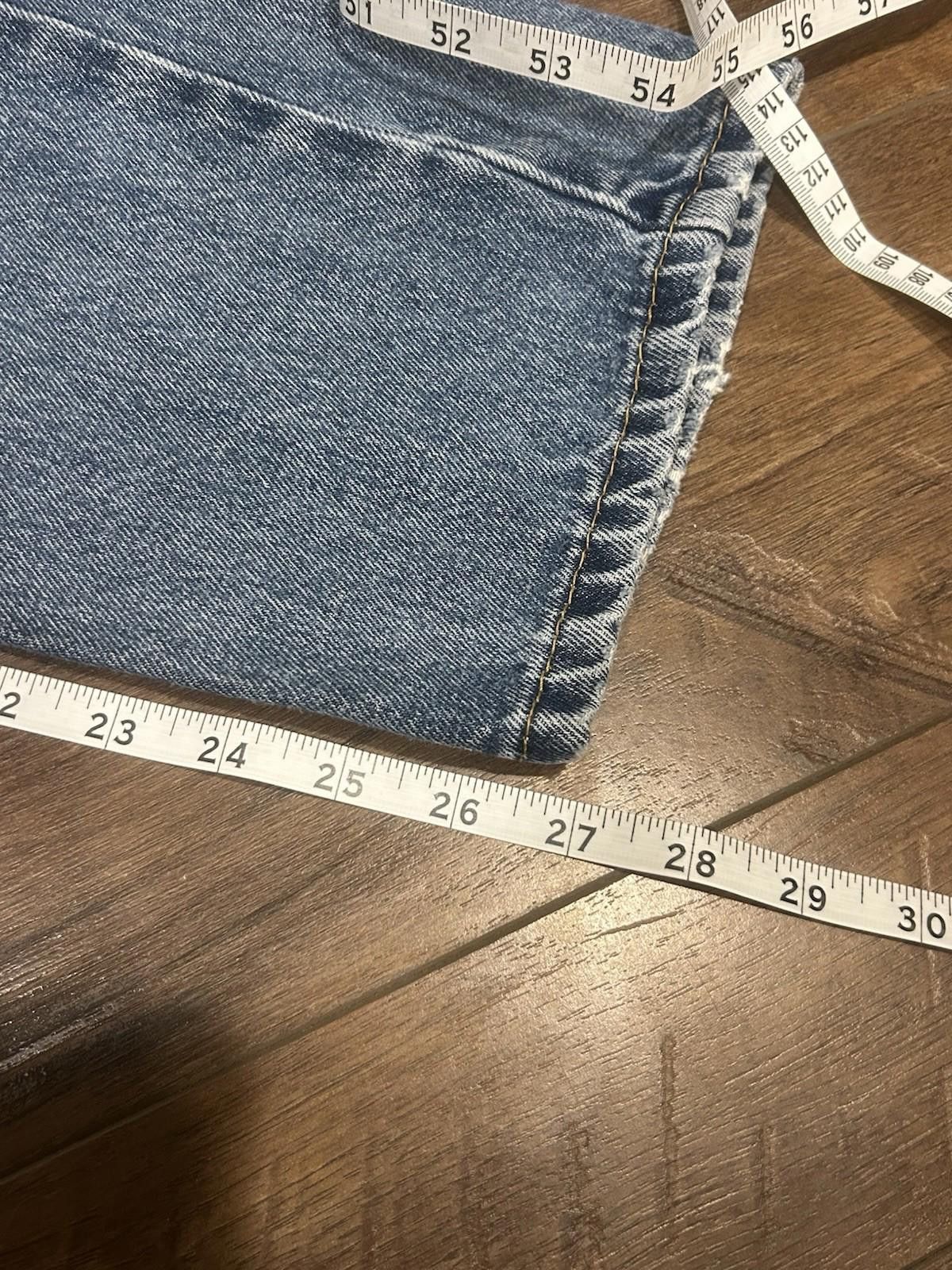Levi's Vintage Levi's 501 Straight Leg Medium Wash Blue Jeans 31x27 Size US 31 - 9 Thumbnail