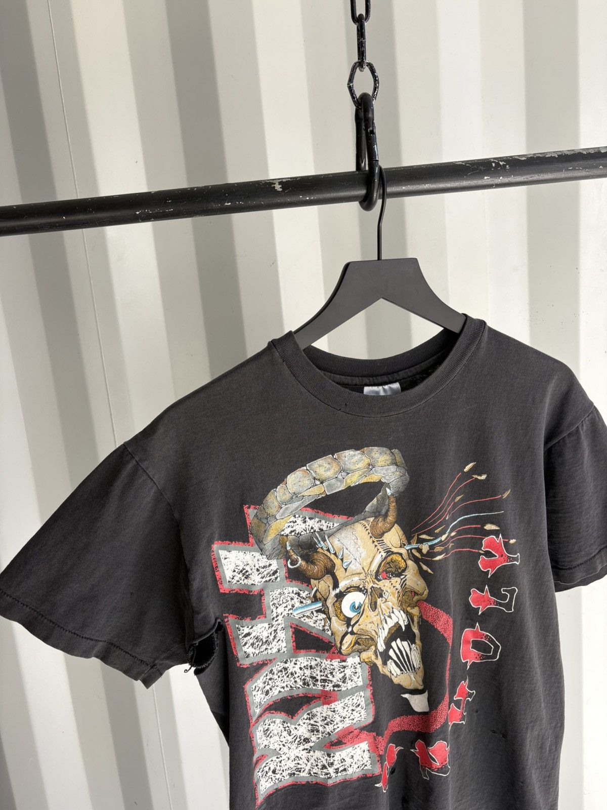 Band Tees Vintage Kiss Unholy Shirt Faded Distressed Grunge Band Size US M / EU 48-50 / 2 - 4 Thumbnail