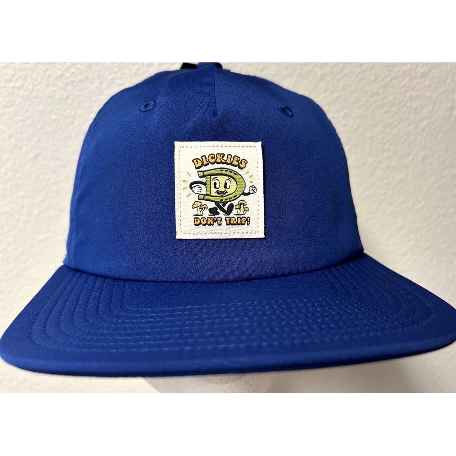 Dickies Dickies Hat Strapback Men Green Don't Trip Mushroom Logo Patch Skate Skateboard Size ONE SIZE - 2 Thumbnail