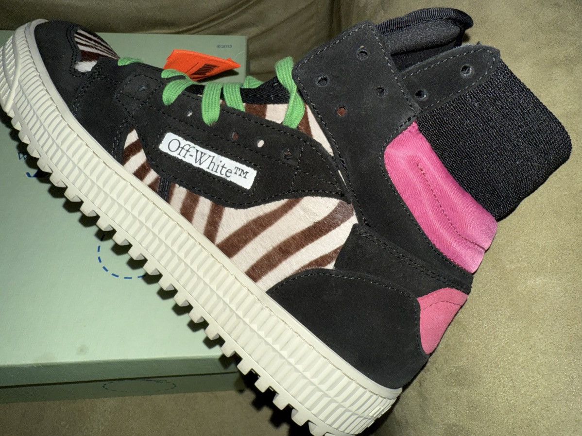 Off-White Off White “Off Court 3.0 Leather” Zebra Black, DS! OG Box Size US 12 / EU 45 - 14 Thumbnail