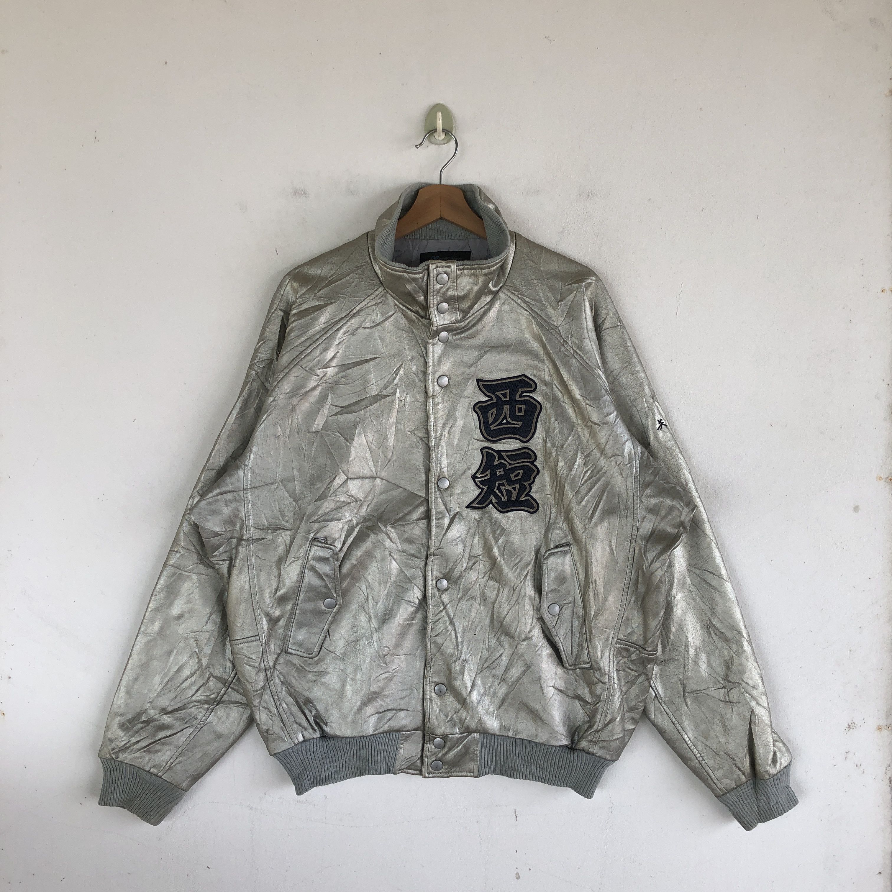 Japanese Brand × Mizuno × Vintage Mizuno Baseball Jackets Japanese Letterman Wool Jacket Size US XL / EU 56 / 4 - 1 Thumbnail