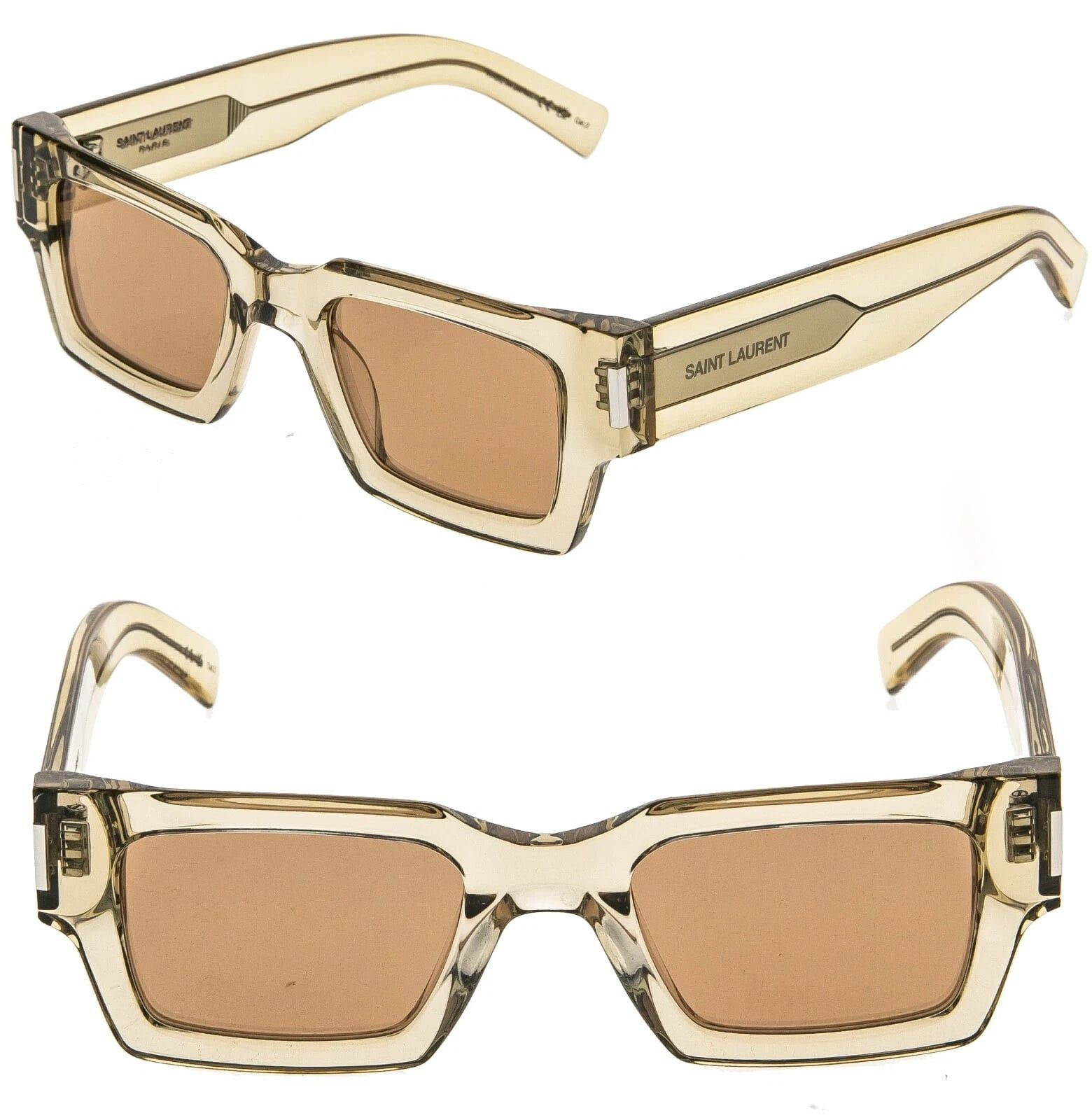 Yves Saint Laurent SAINT LAURENT Naked Wirecore SL 572 SL572 006 Sunglasses Size ONE SIZE - 1 Thumbnail