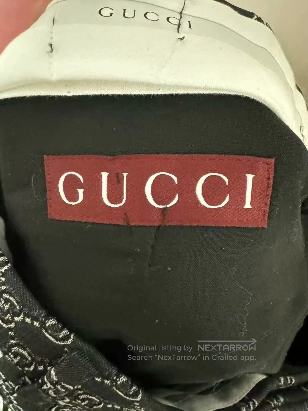 Gucci gucci logo print long pants for women. Size 30" / US 8 / IT 44 - 4 Thumbnail