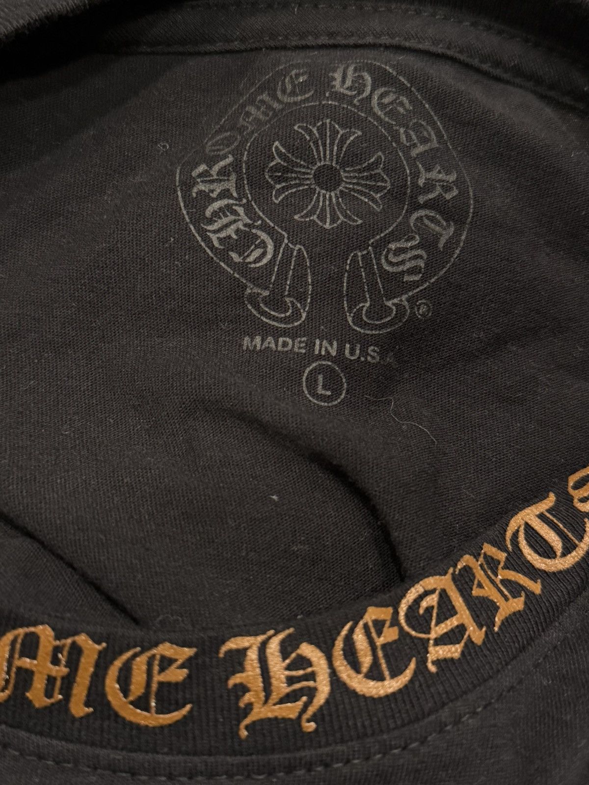 Chrome Hearts Chrome Hearts Neck Logo T-shirt Size US L / EU 52-54 / 3 - 4 Thumbnail