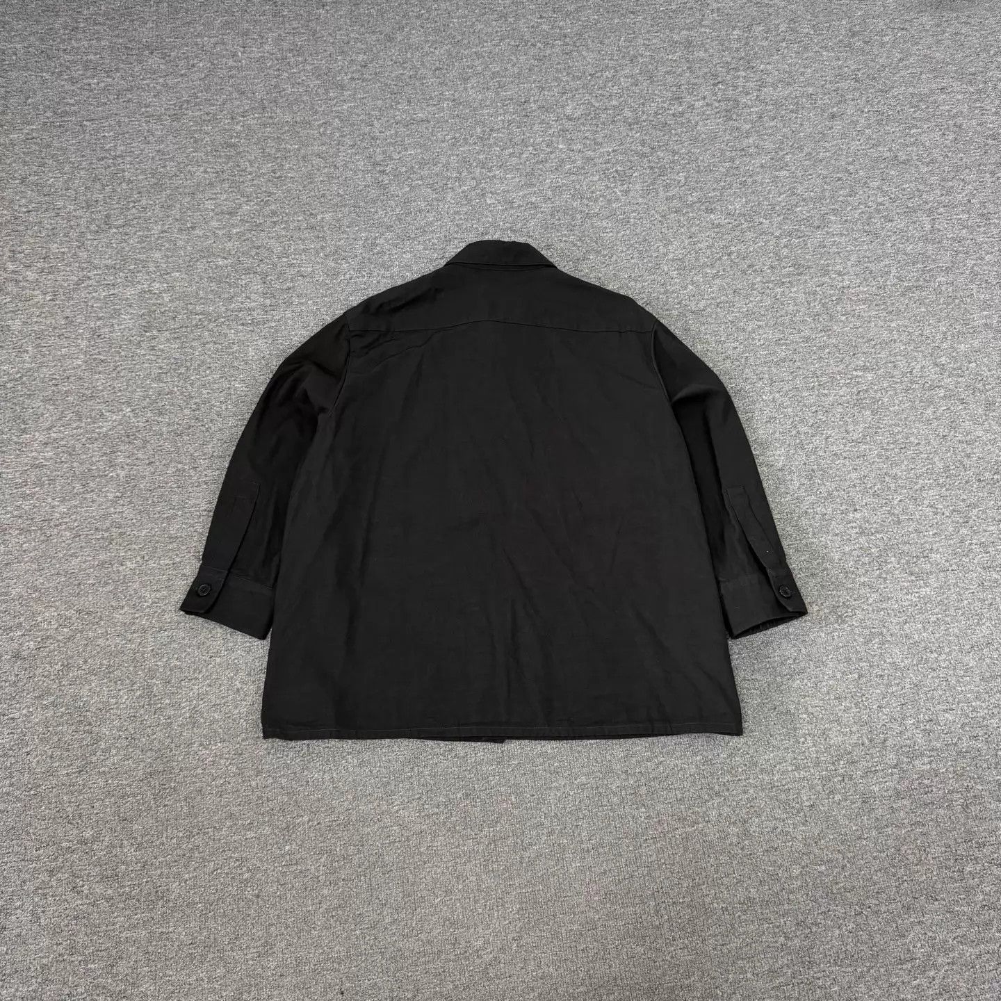Hermes Hermes Black Embroidered Patch Pegasus Shirt Jacket Size US L / EU 52-54 / 3 - 2 Thumbnail